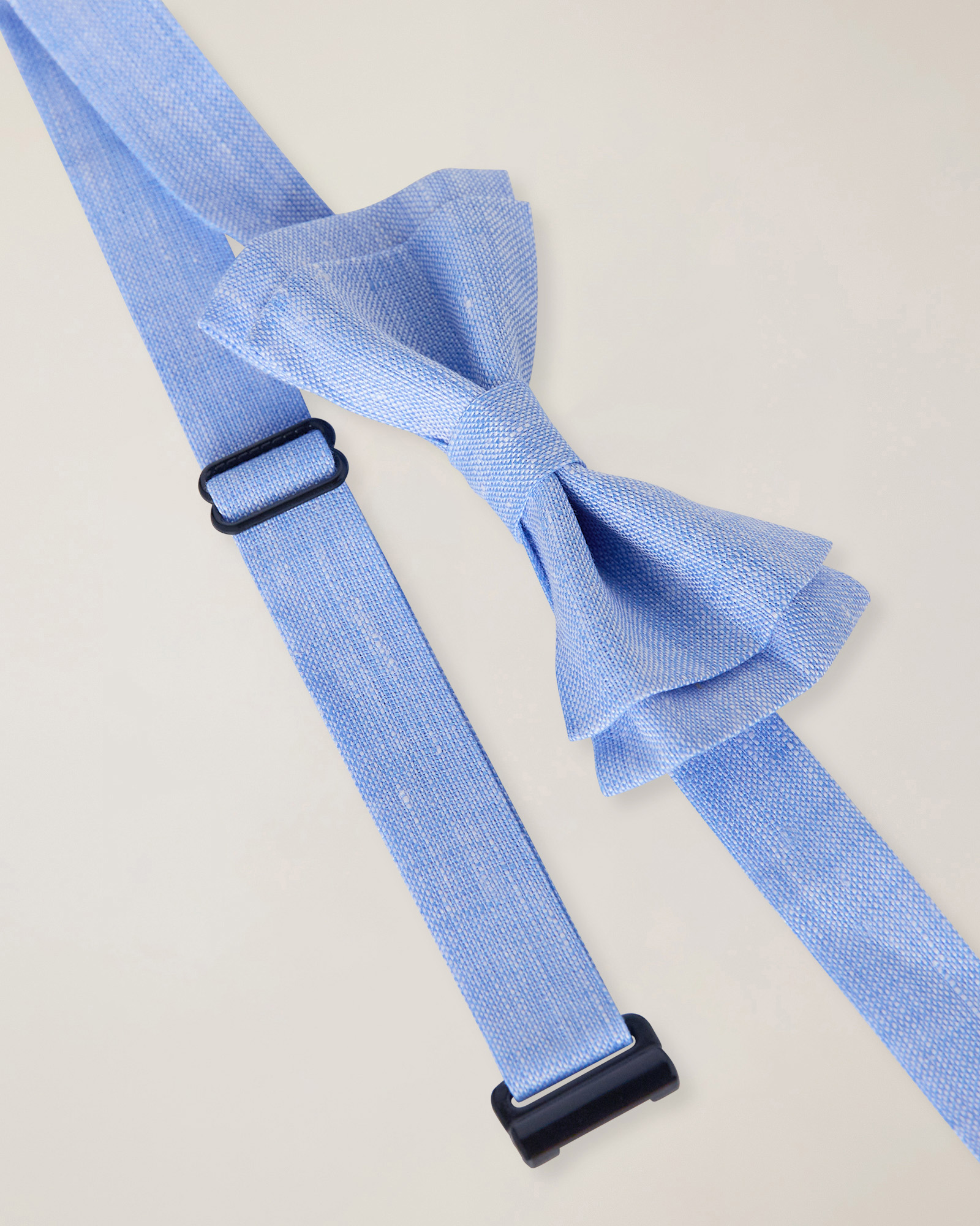 Papillon in lino, Light Blue, large image number 1