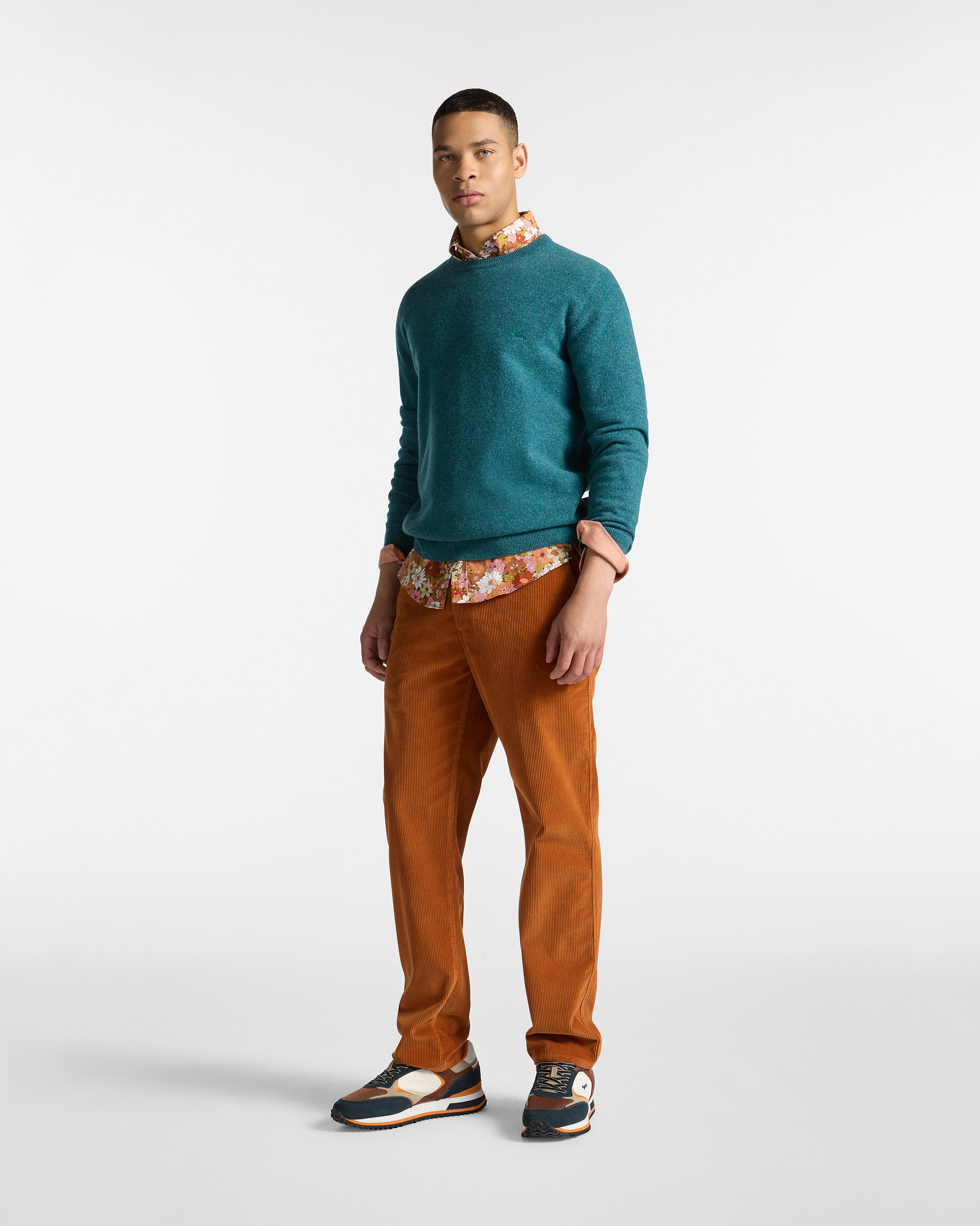 Pull En Laine Lambswool, Vert, large image number 3