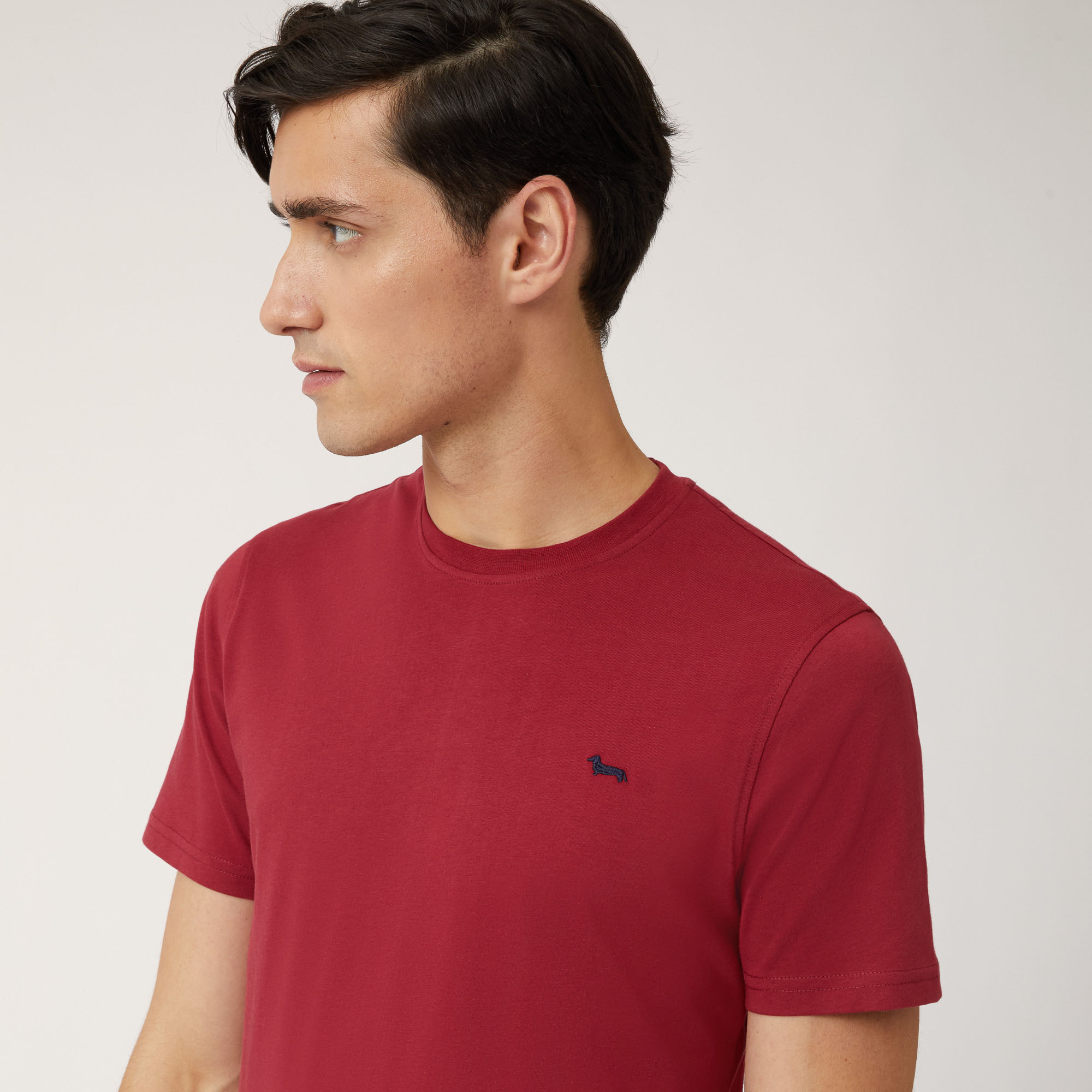 Cotton Jersey T-Shirt, Purple, large image number 2