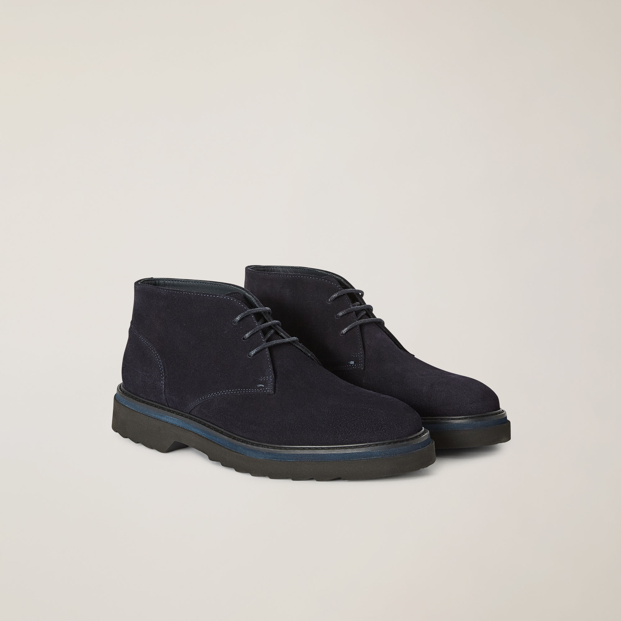 Zapato Derby De Ante, Azul, large image number 1