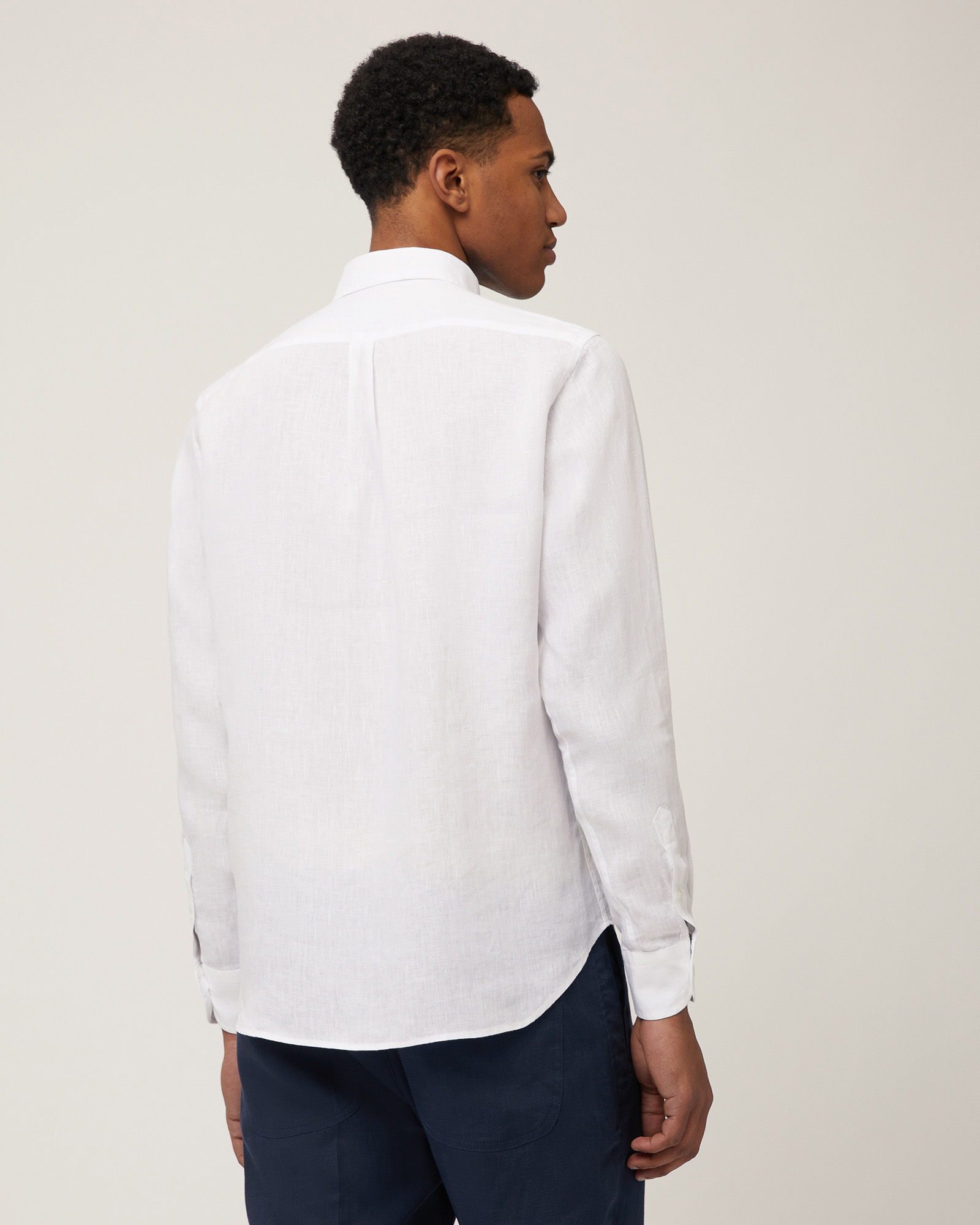 Mare Capsule Linen Shirt, White, large image number 1