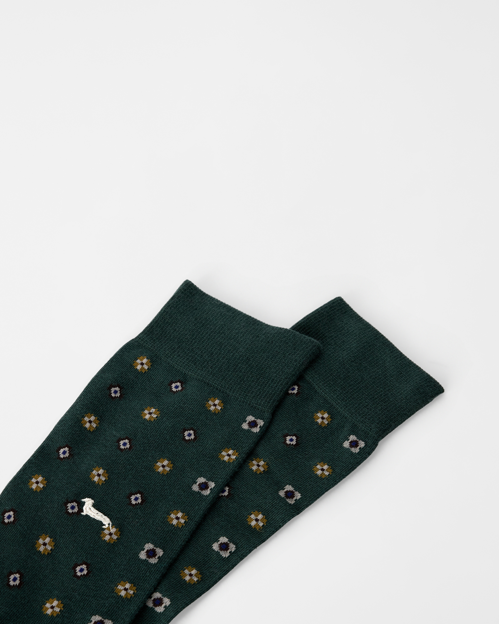 Sock Set: Solid-Ribbed-Tie, NAVY BLUE, large image number 2