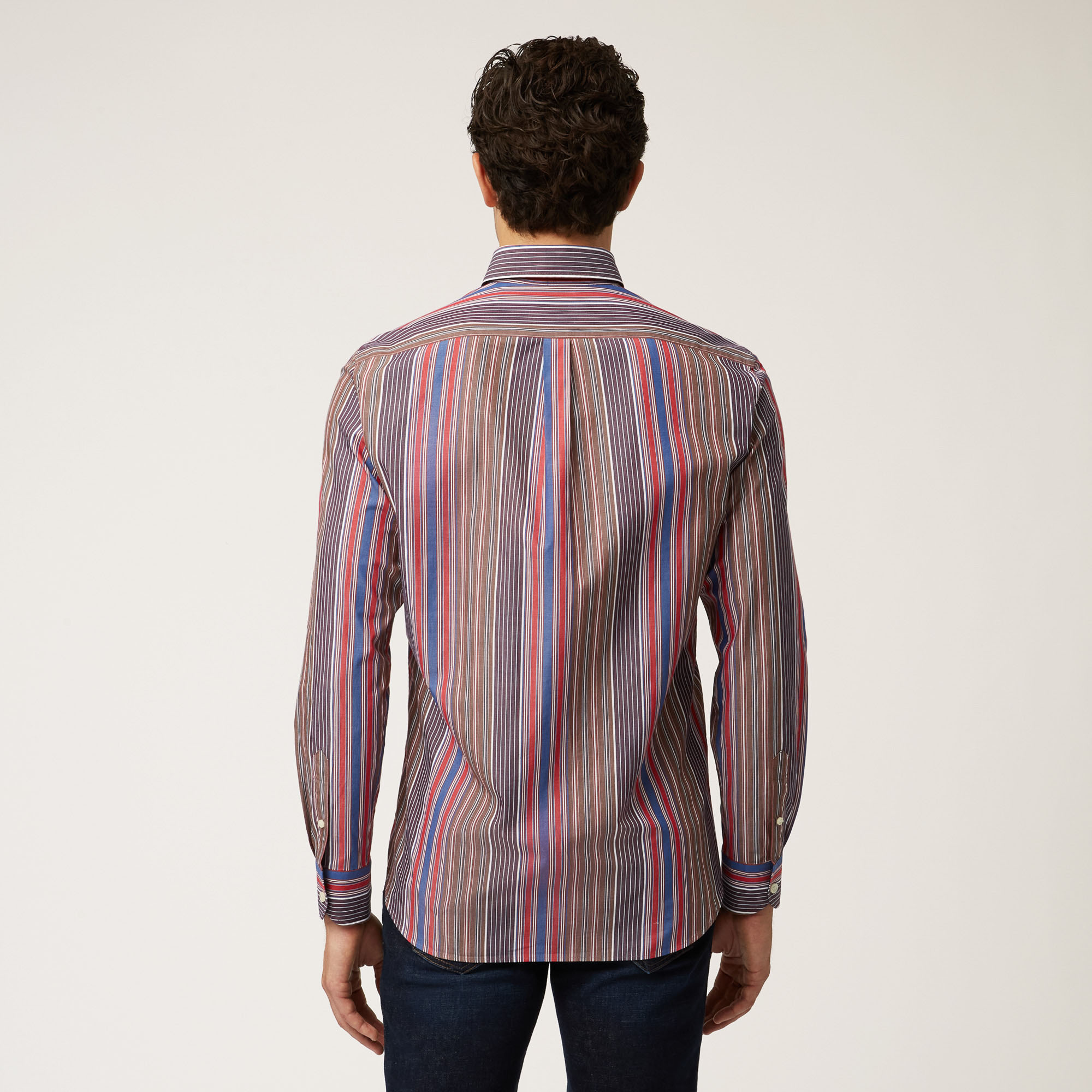 Camicia Con Interni A Contrasto Art Academy, Marrone, large image number 1