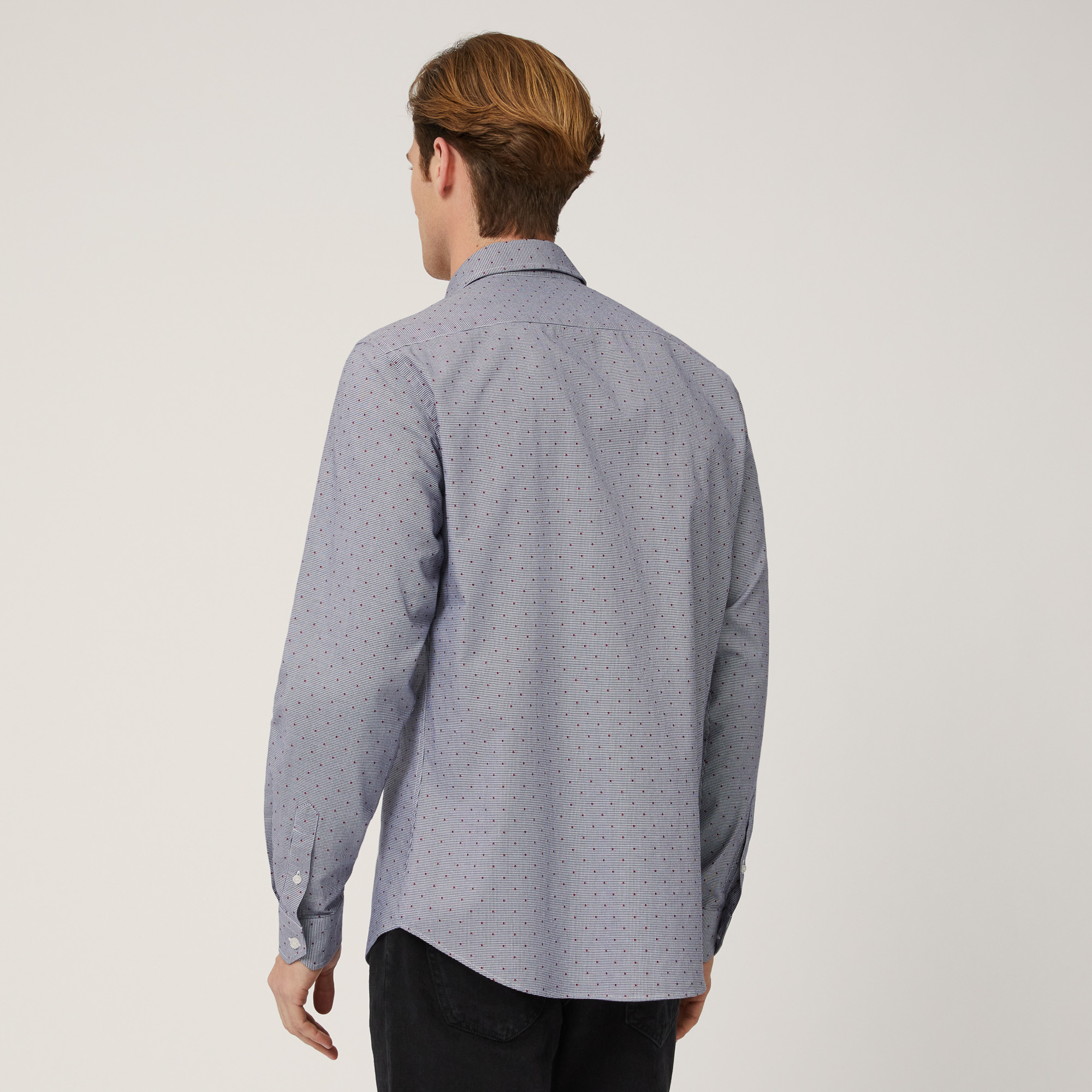 Camisa de Tejido Jacquard
