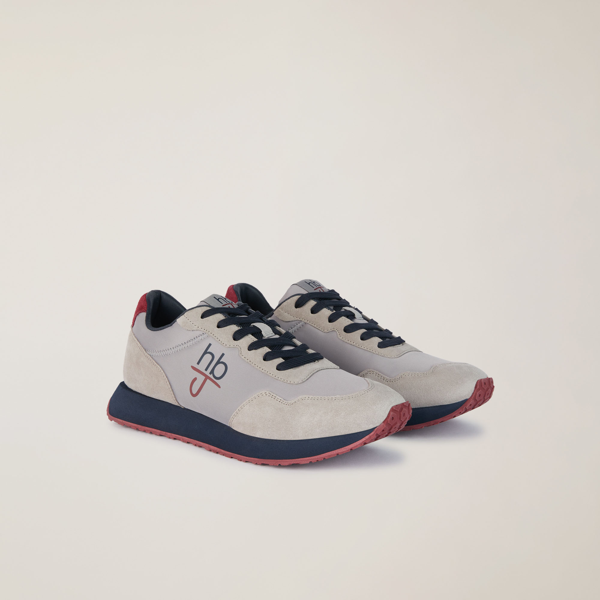 Sneakers Con Dettagli A Contrasto, Grigio, large image number 1