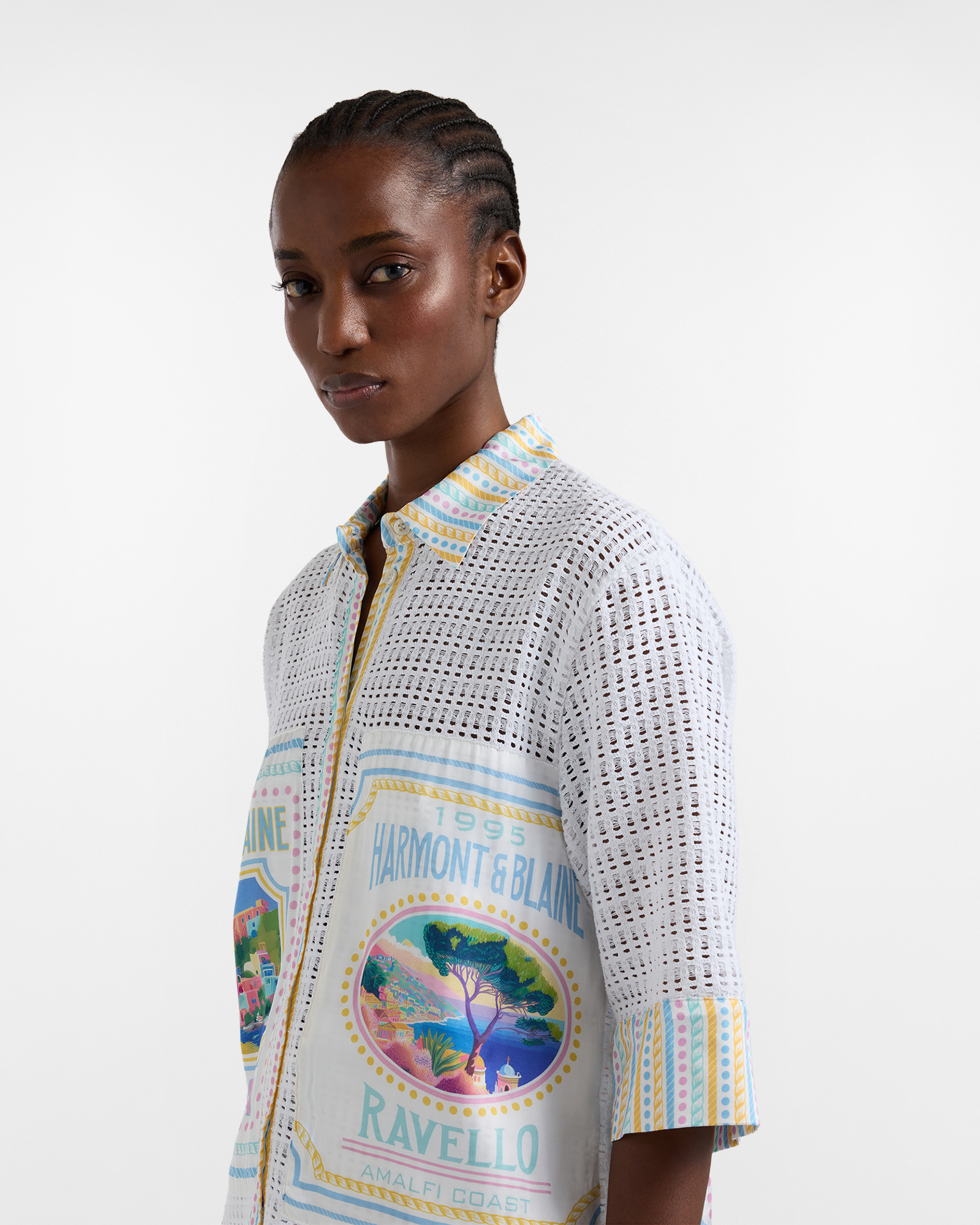 Women's Postcard capsule oversized shirt