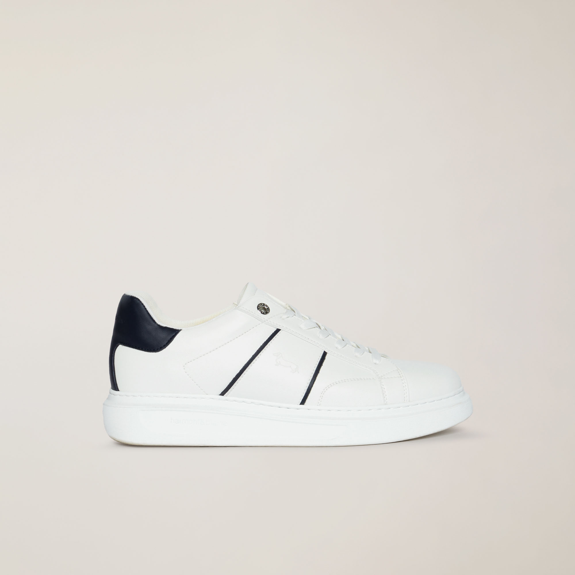 Sneaker Dettagli A Contrasto, Bianco, large