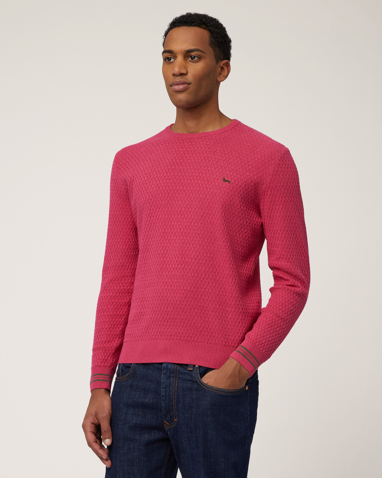Pullover with Dachshund Embroidery