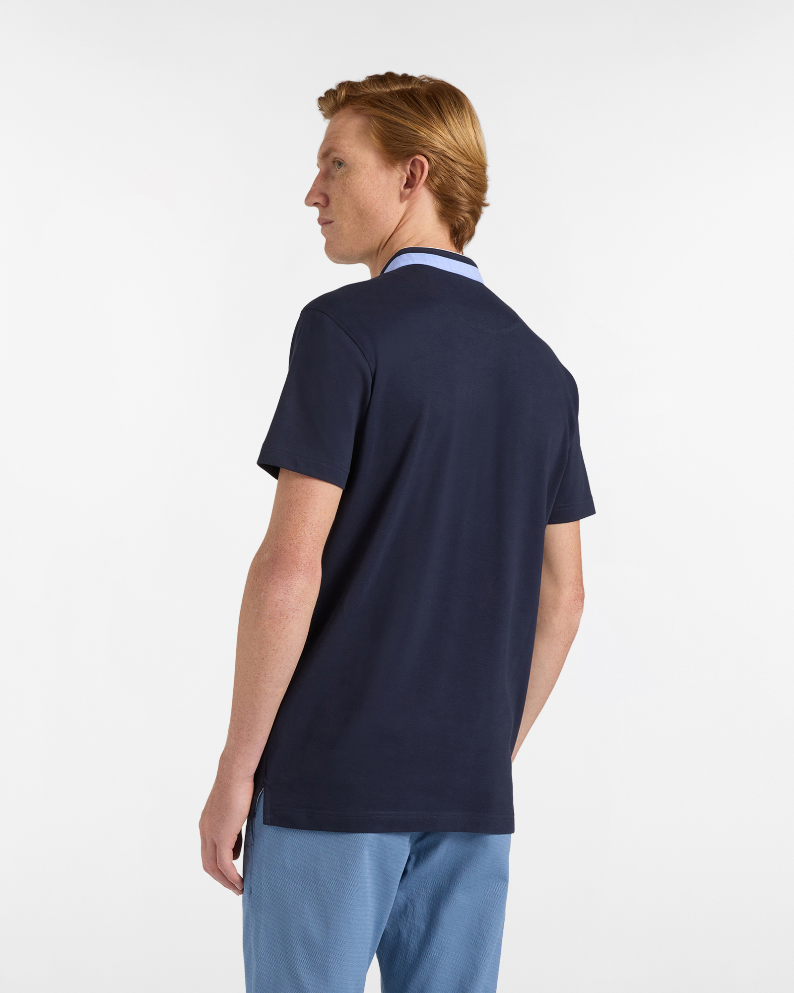 Polo uomo narrow  fit collo coreano 