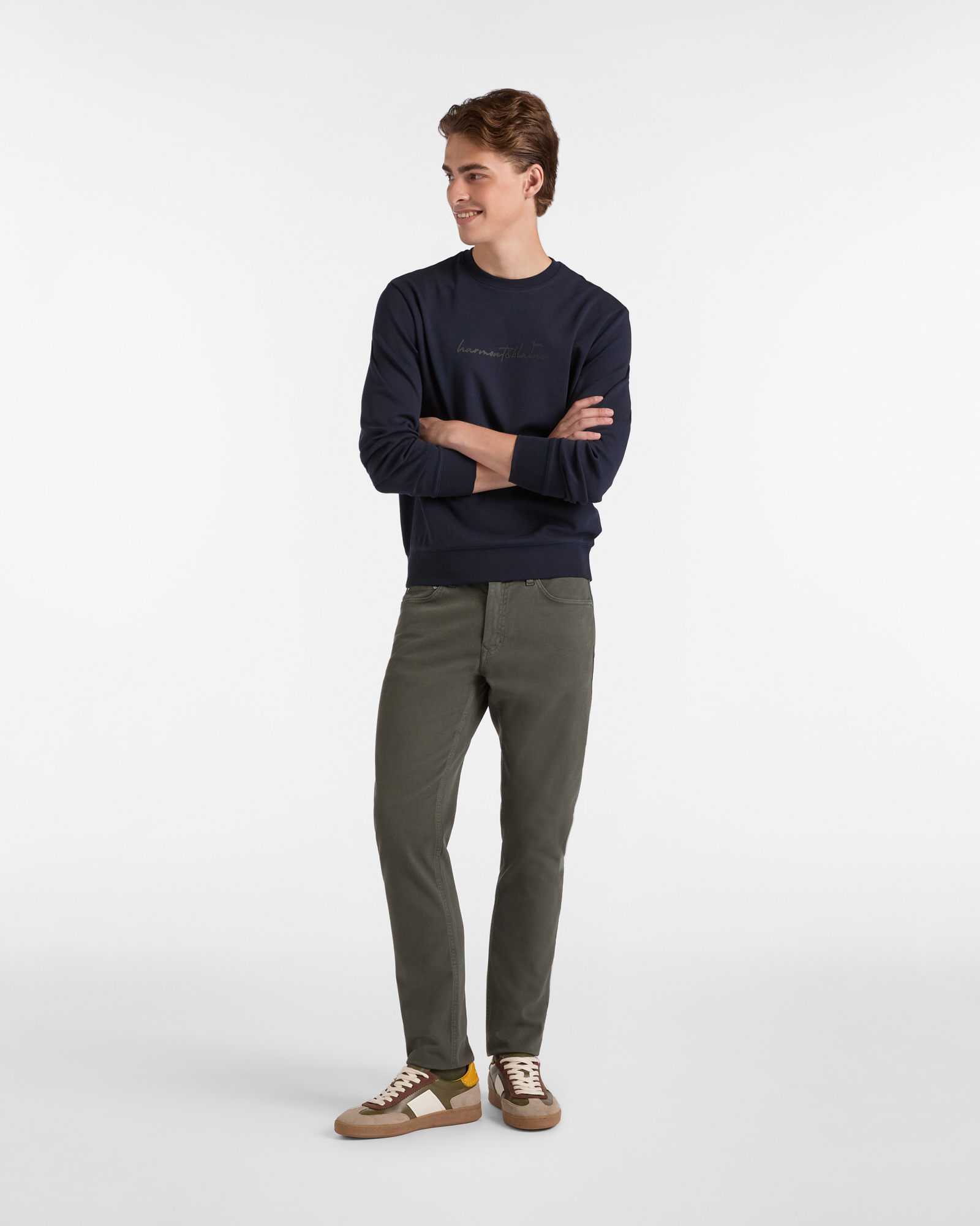 Fünf-Taschen-Hose im Narrow Fit, Grün, large image number 3
