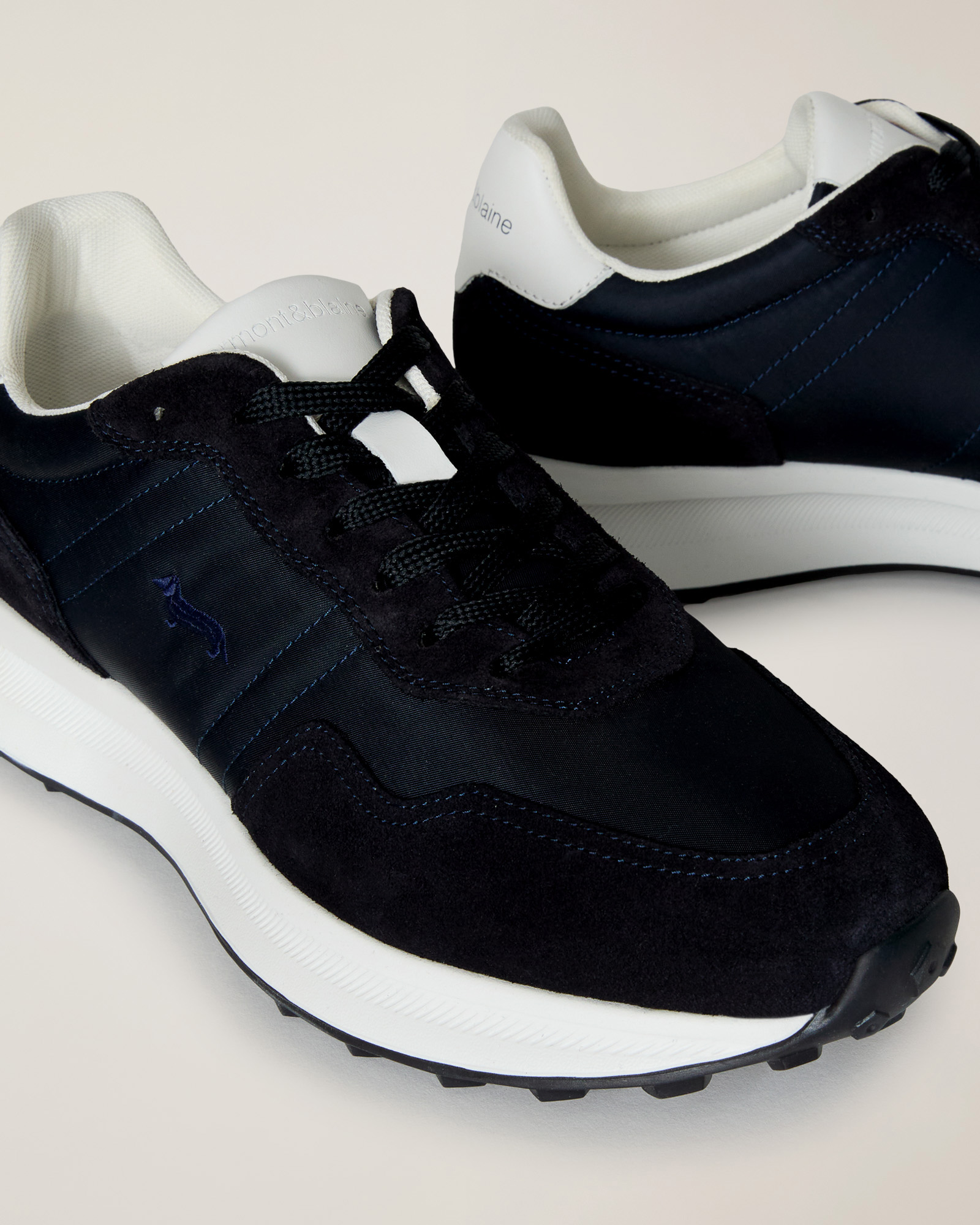 Sneaker with two-tone sole, Blue, large image number 3