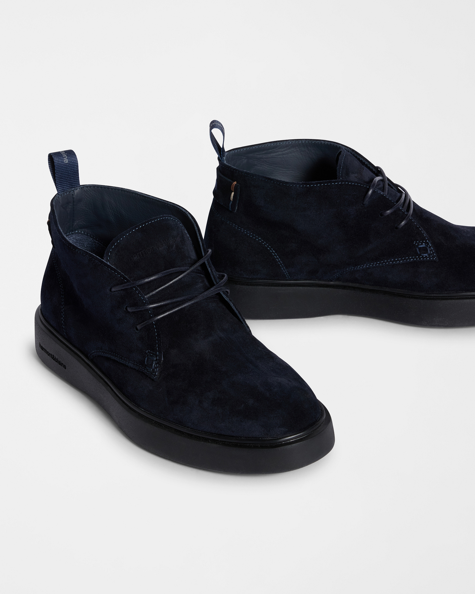 Suede Desert Boot, Navy Blue, large image number 3