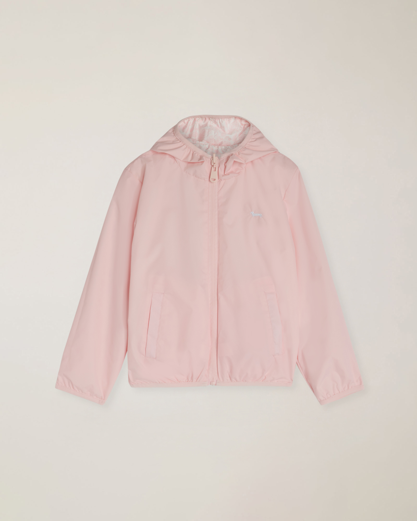 Giubbino nylon double face con cappuccio, Rosa, large image number 3