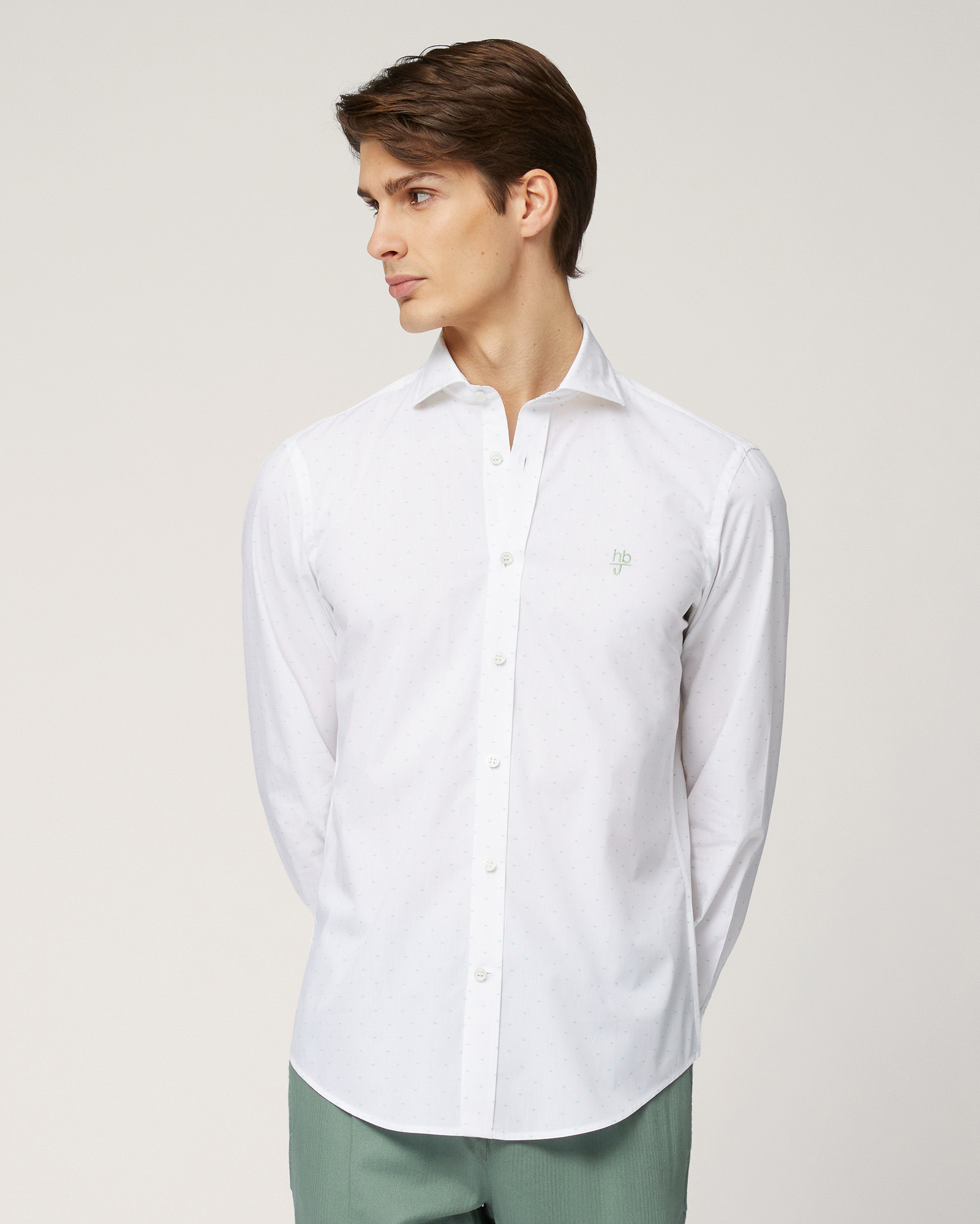 Cotton Narrow-Fit Shirt