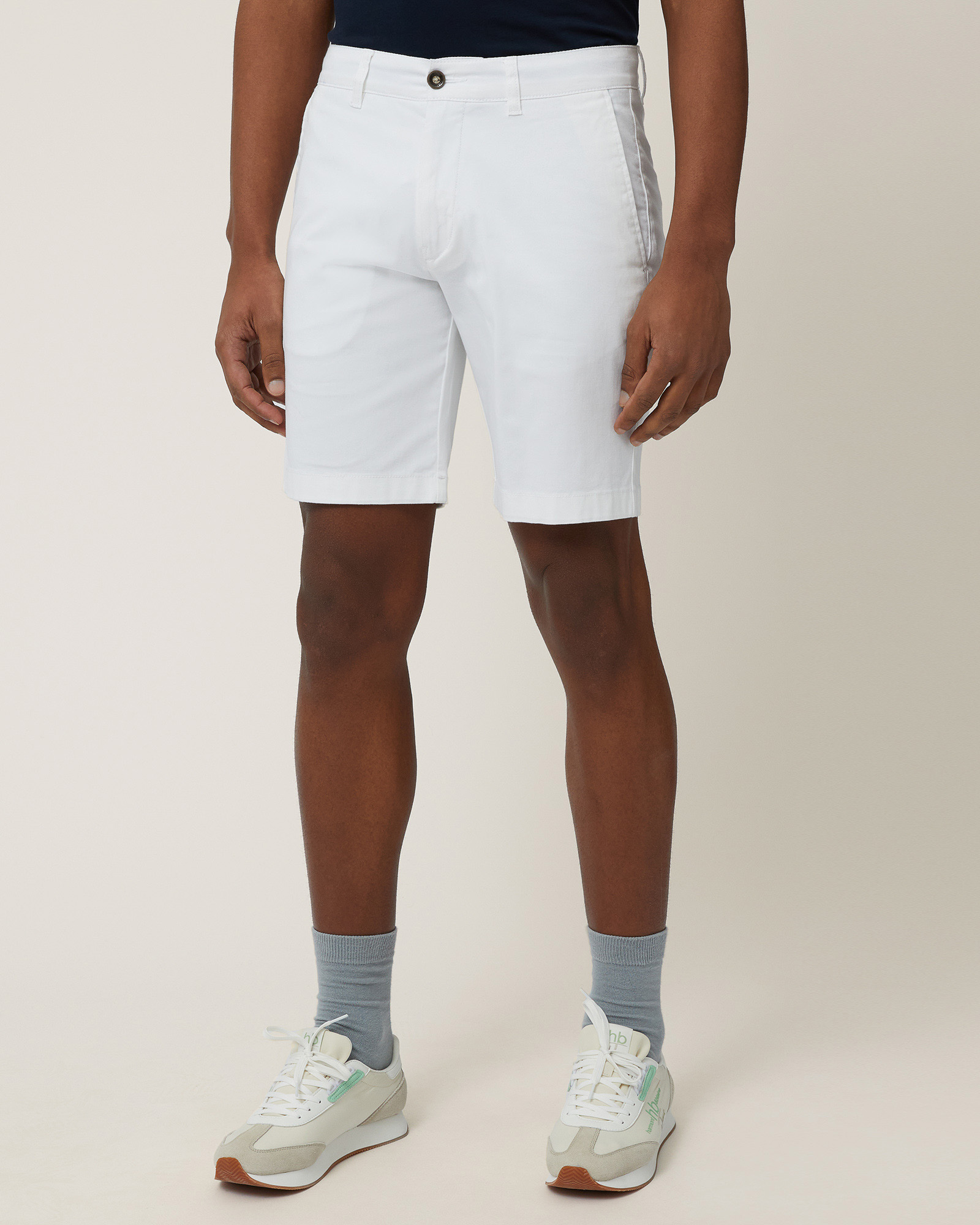 Bermuda Chino In Twill, Bianco, large