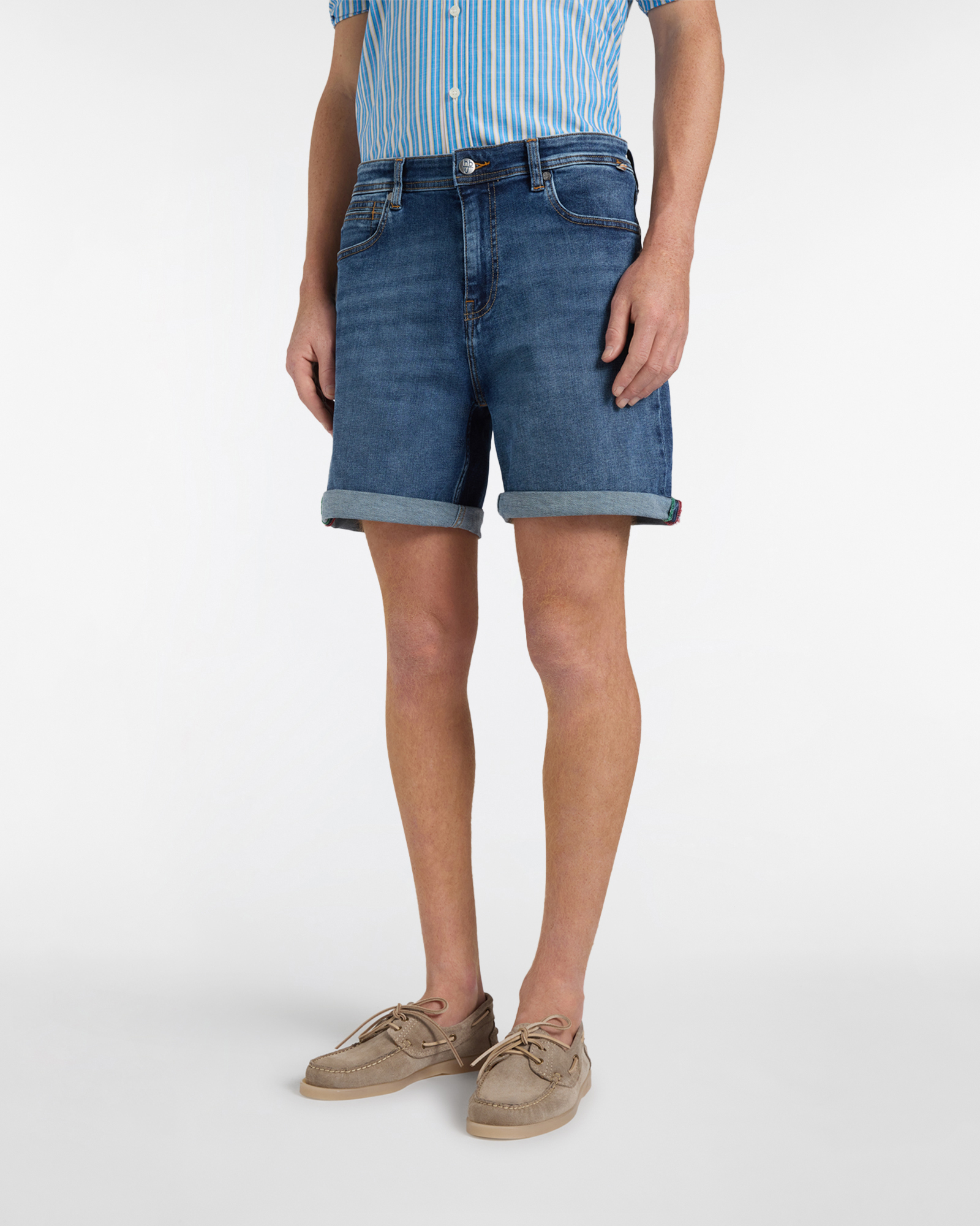 Bermuda Uomo Denim Narrow Fit