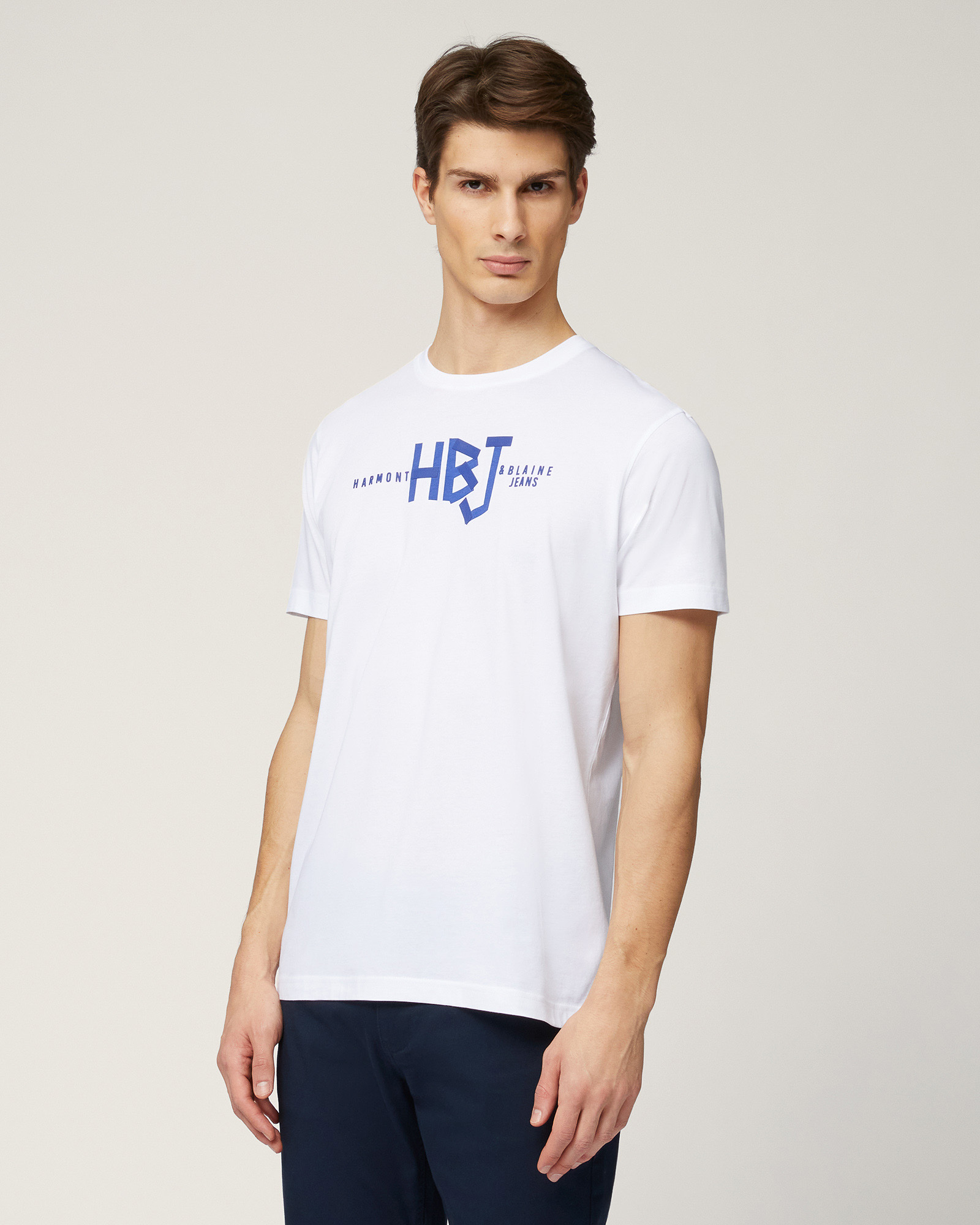 T-Shirt Con Logo Centrale