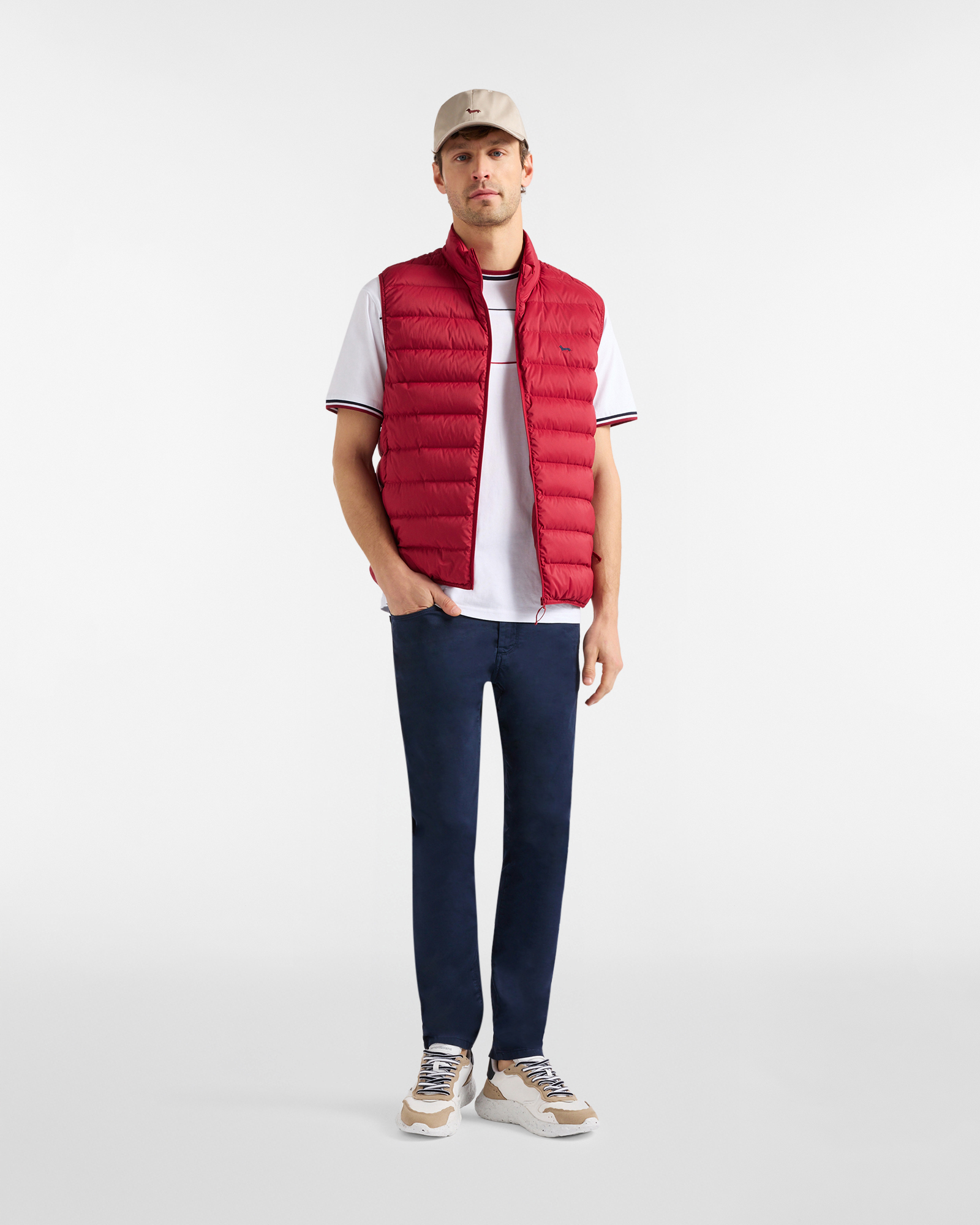 Gilet ultralight in piuma, Rosso, large image number 3