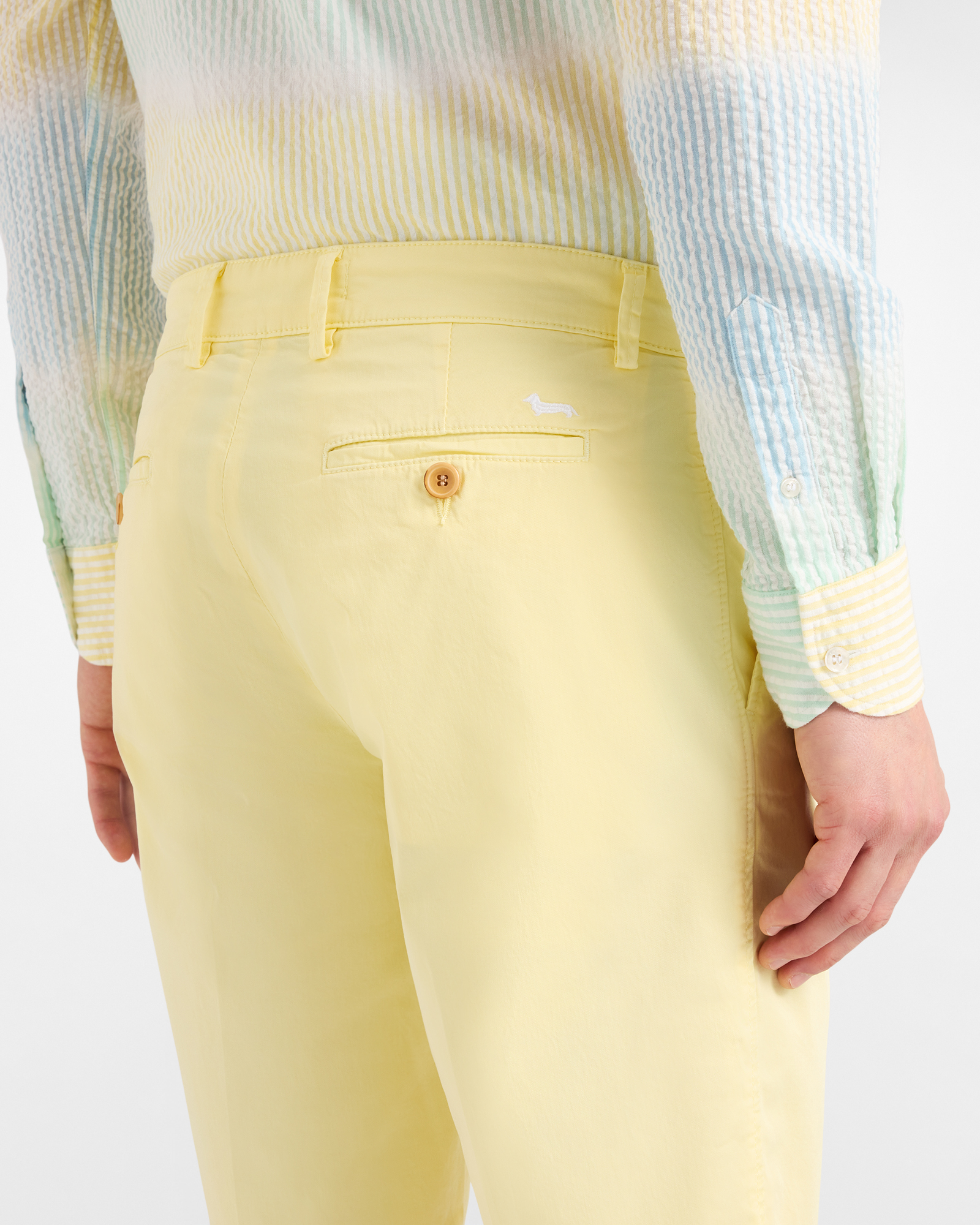 Bermuda Uomo Basic Regular Fit, Giallo, large image number 2