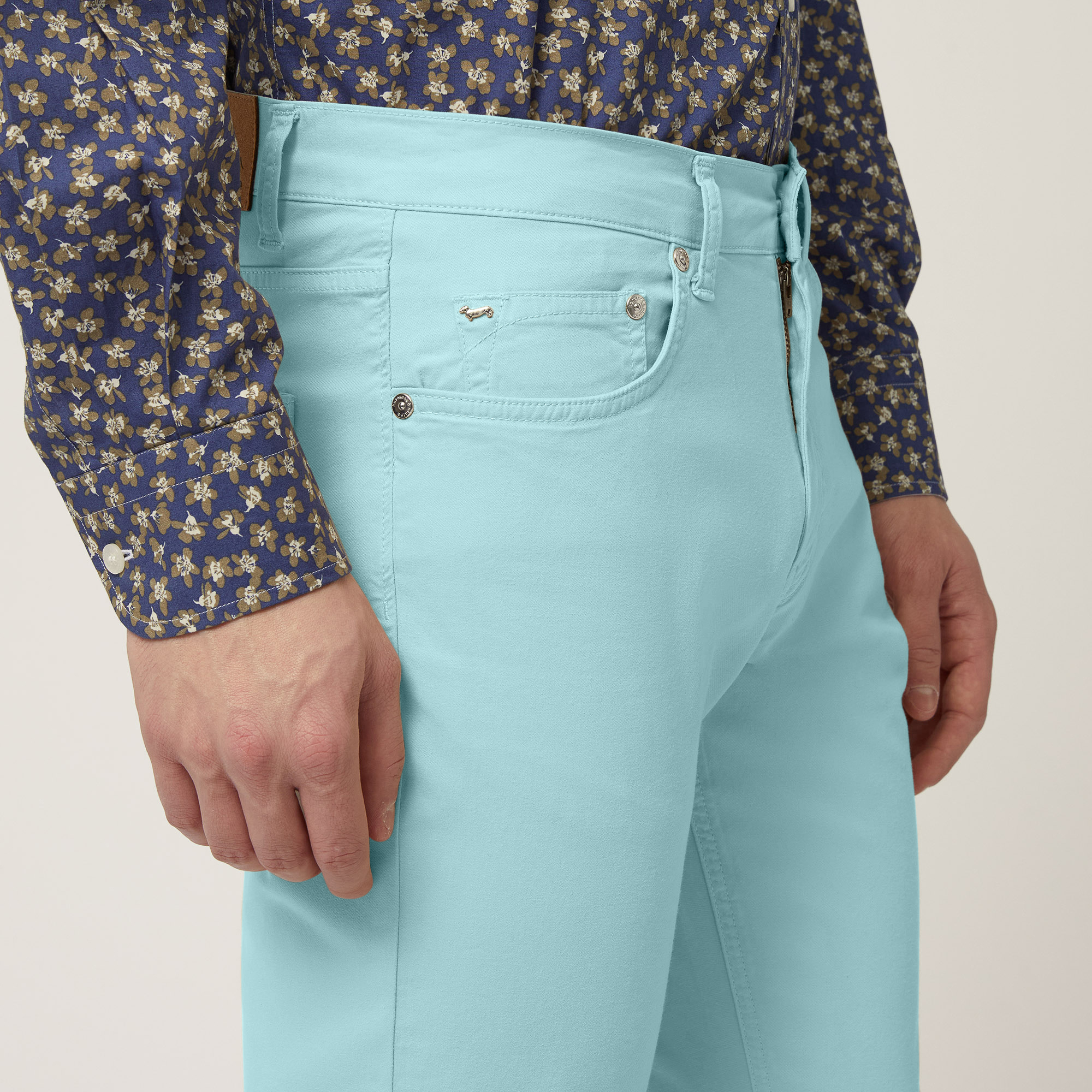 Colored Denim Pants, Light Blue, large image number 2