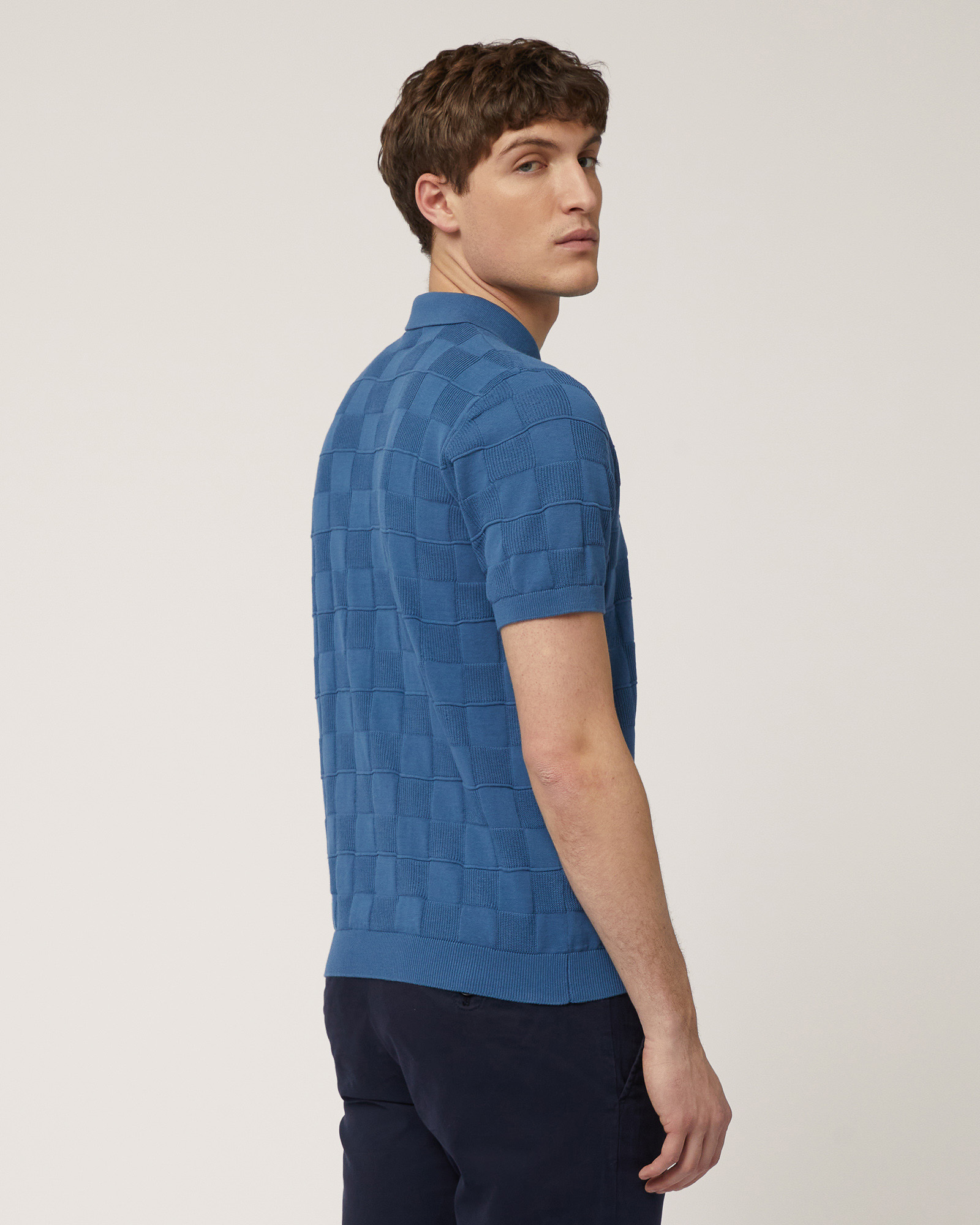 Cotton Crepe Polo