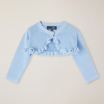 Knitted shrug, PALE SKY BLUE, large image number 0