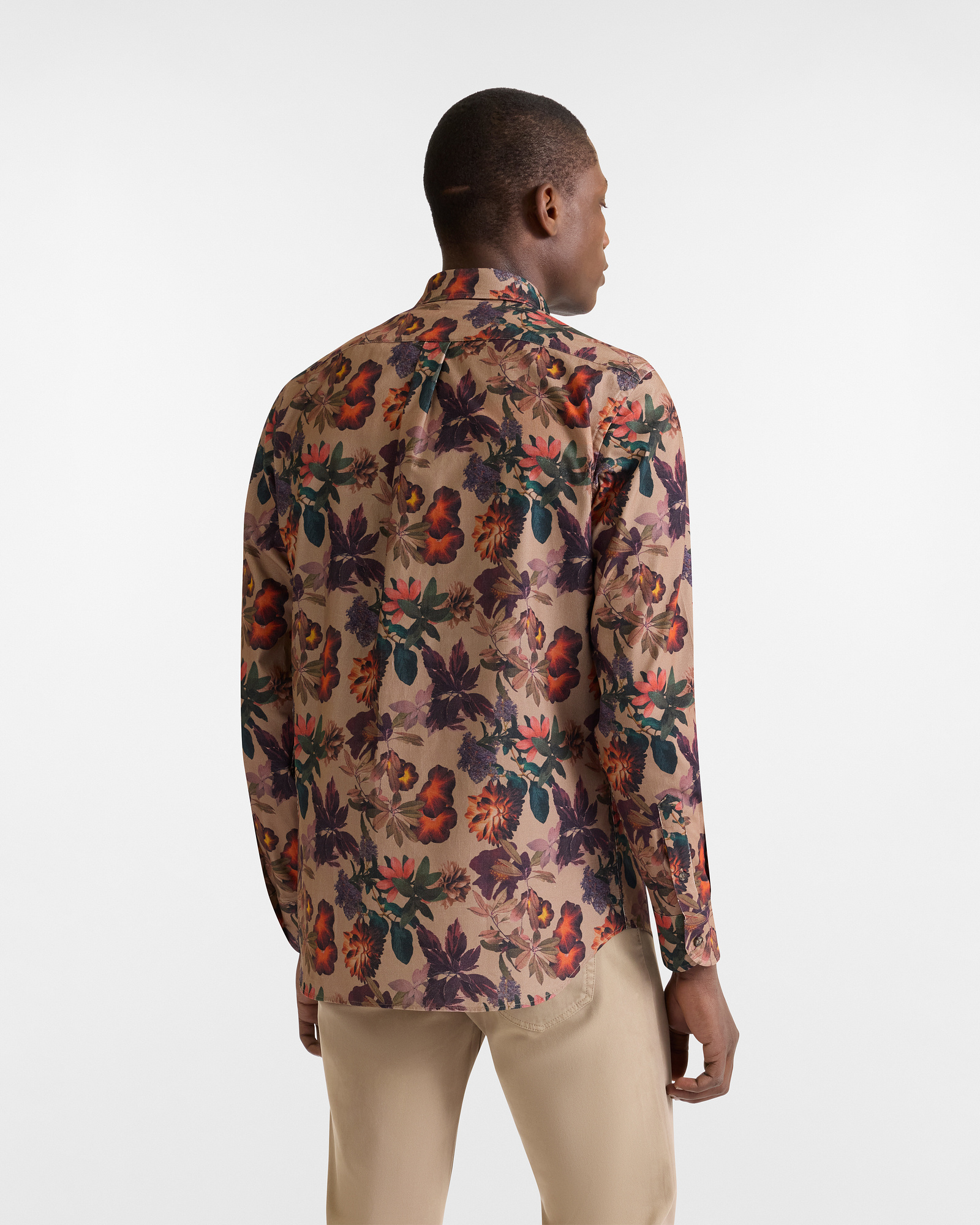 Camisa de Terciopelo con Flores
