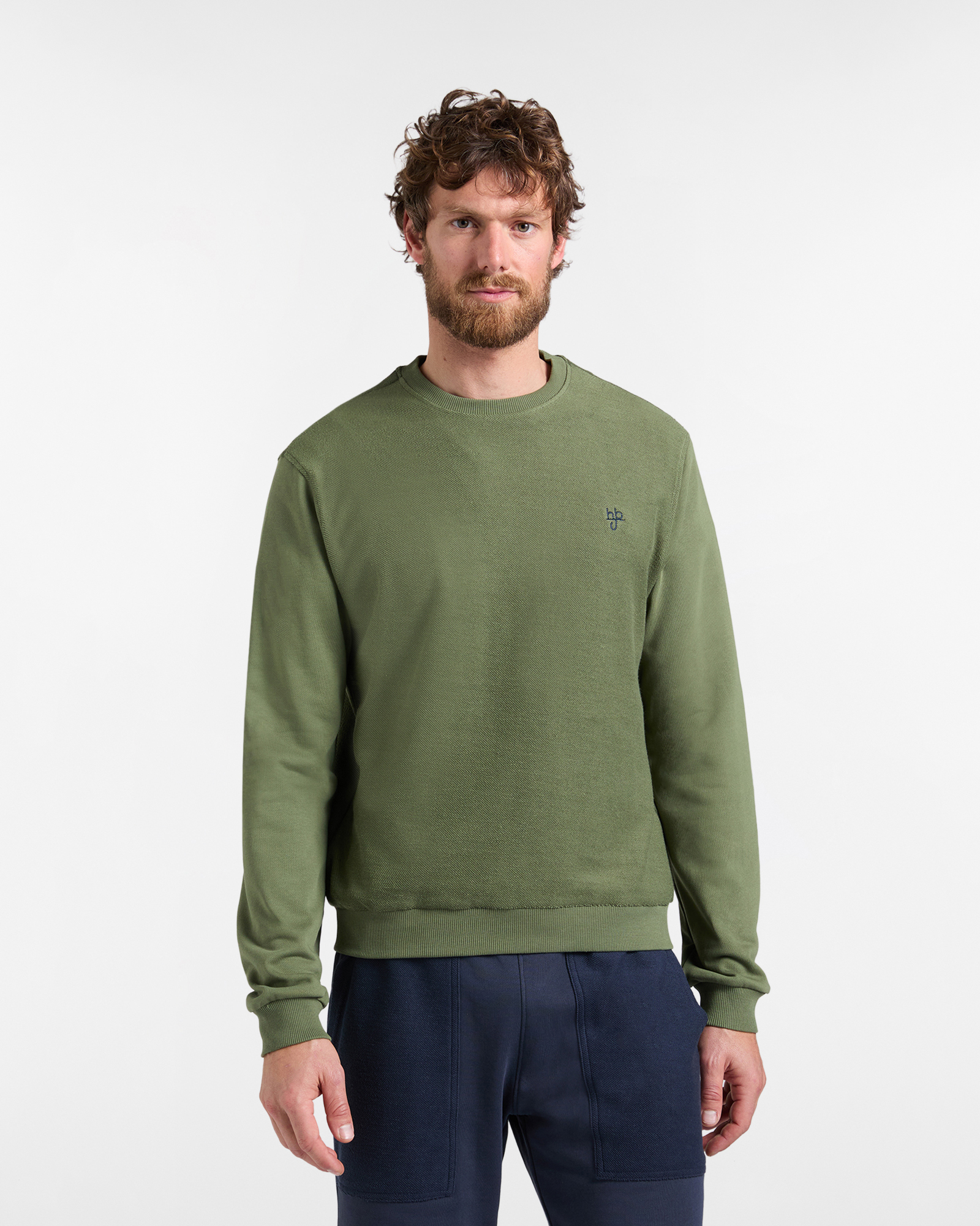 Felpa Uomo Girocollo in Tessuto Reverse