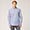Camicia In Cotone Con Micro Motivo Geometrico All-Over, Blu Chiaro, swatch