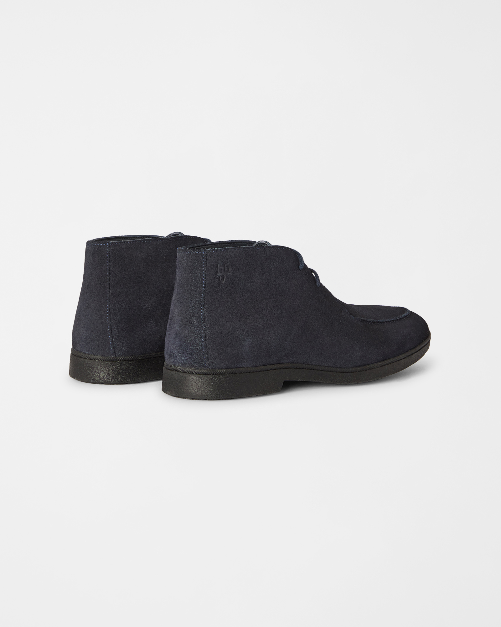 Polacchina HBJ Uomo in vera pelle scamosciata, BLU SCURO, large