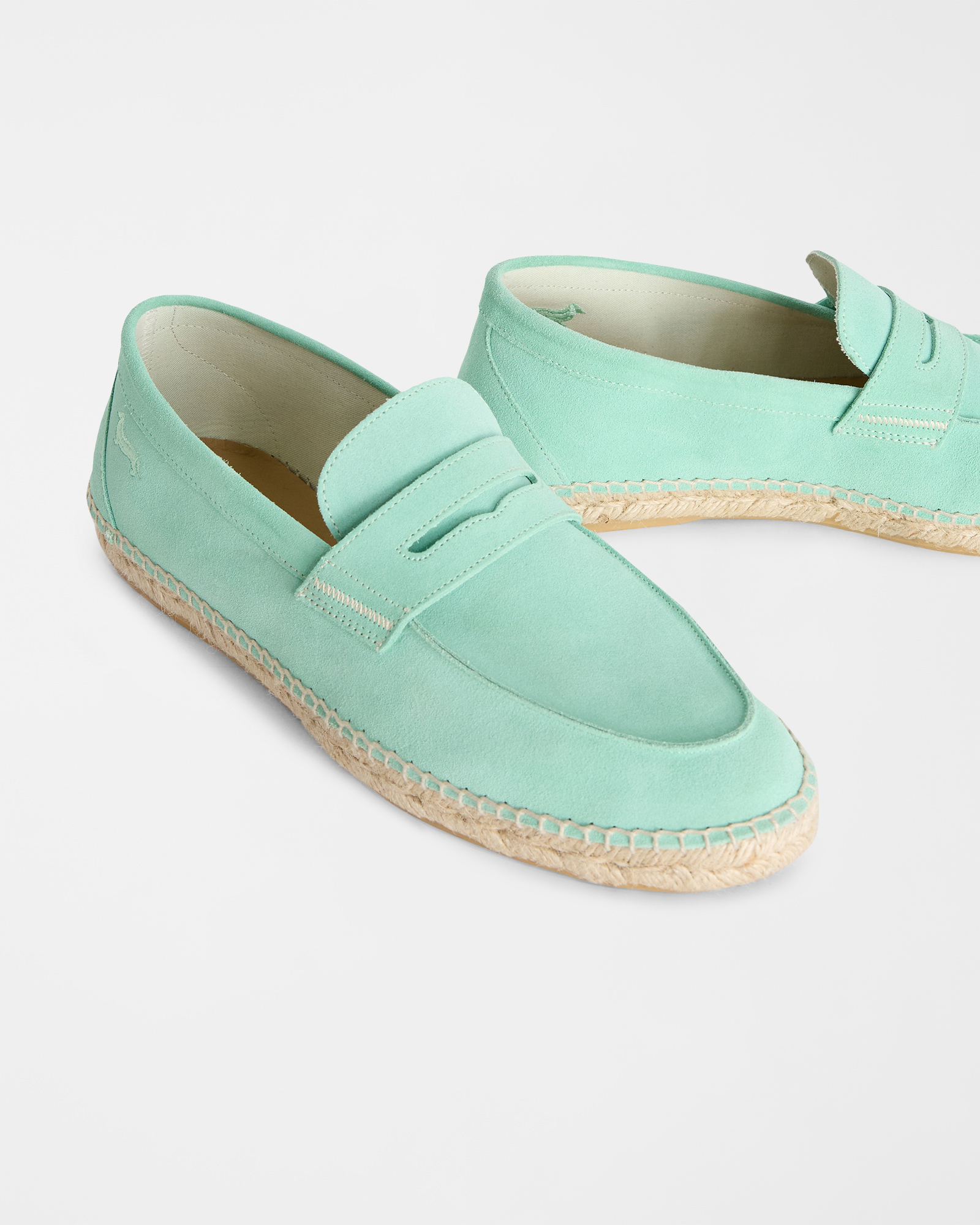 Suede espadrilles, Green, large image number 3