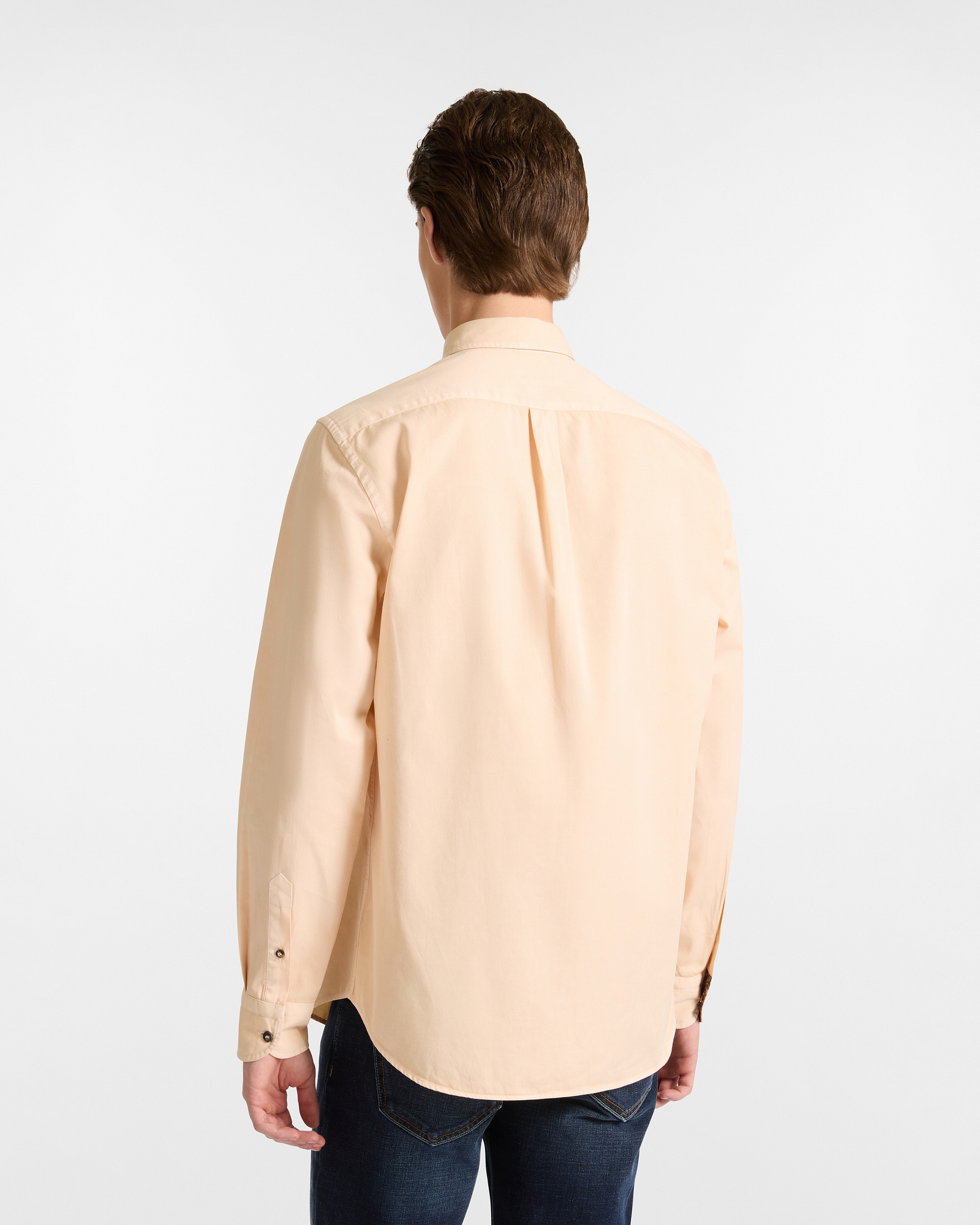 Camicia In Gabardine Capsule Earth Dye, Arancione, large image number 1