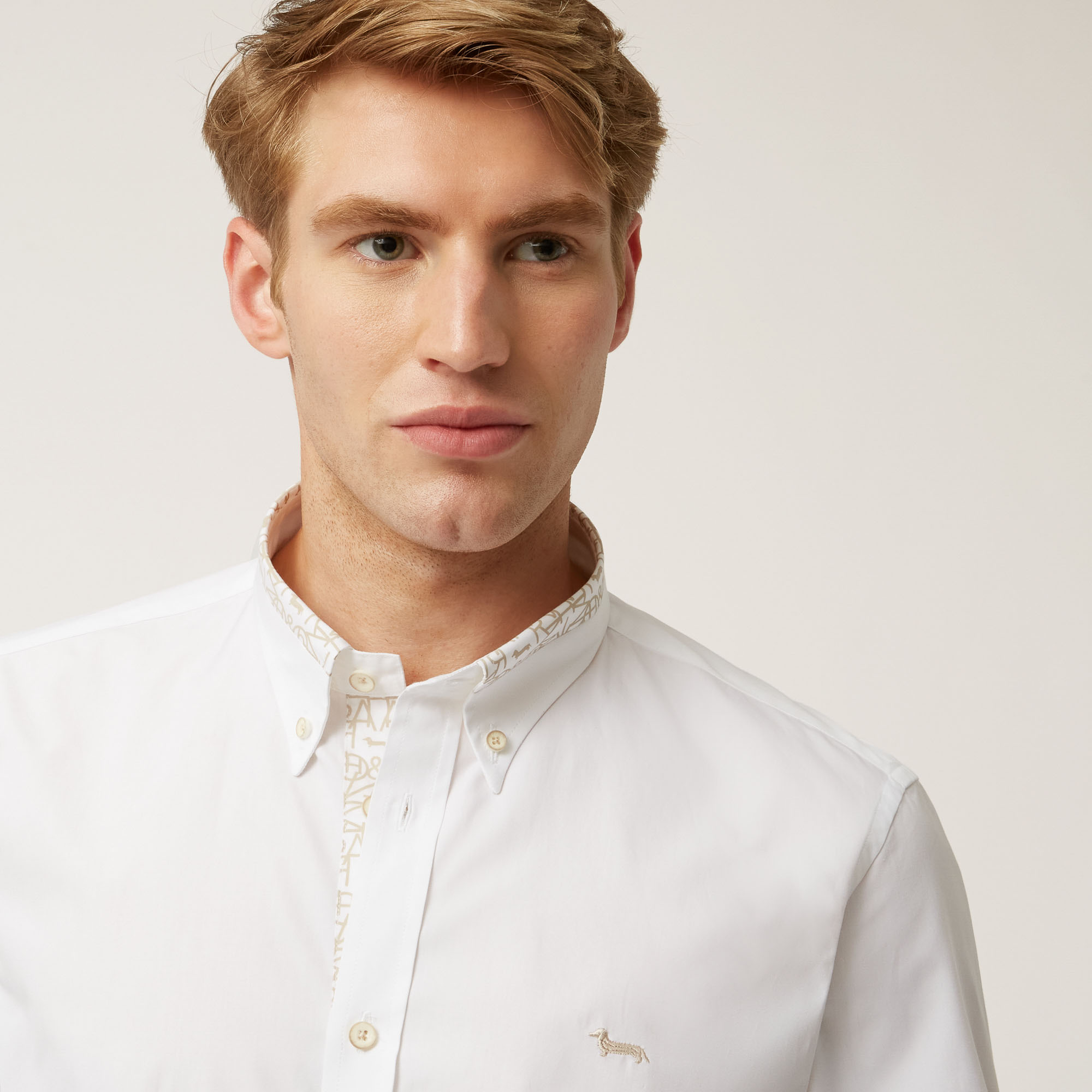Shirt With Printed Detail, White, large image number 2