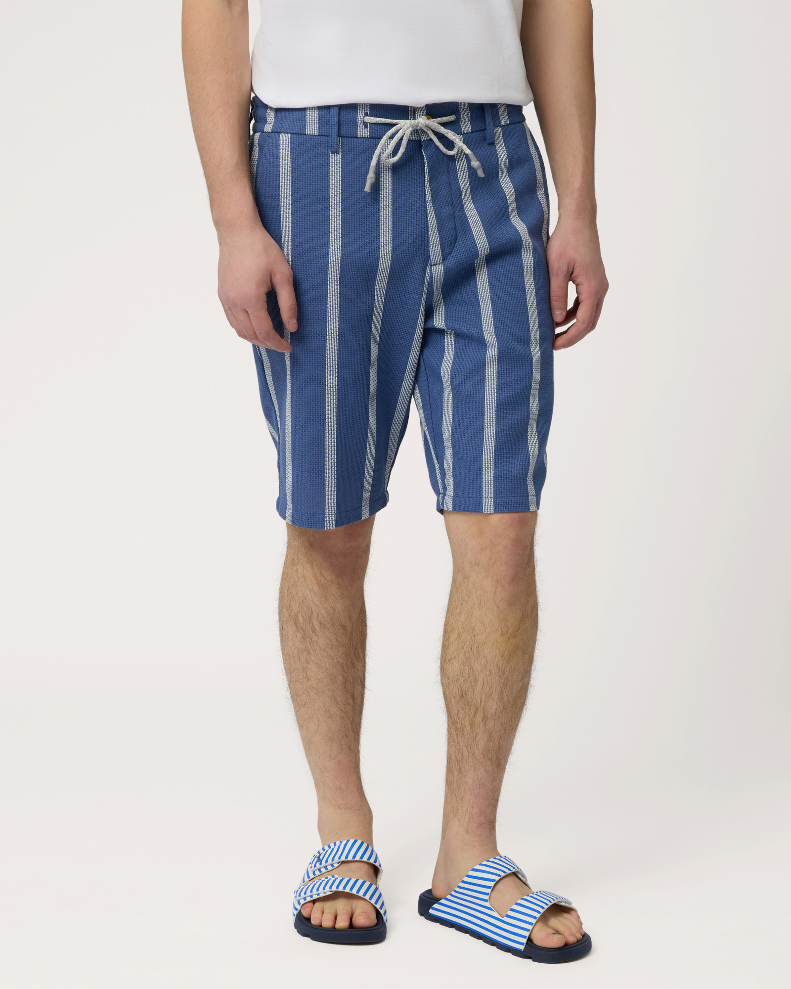 Bermuda Jogger A Righe