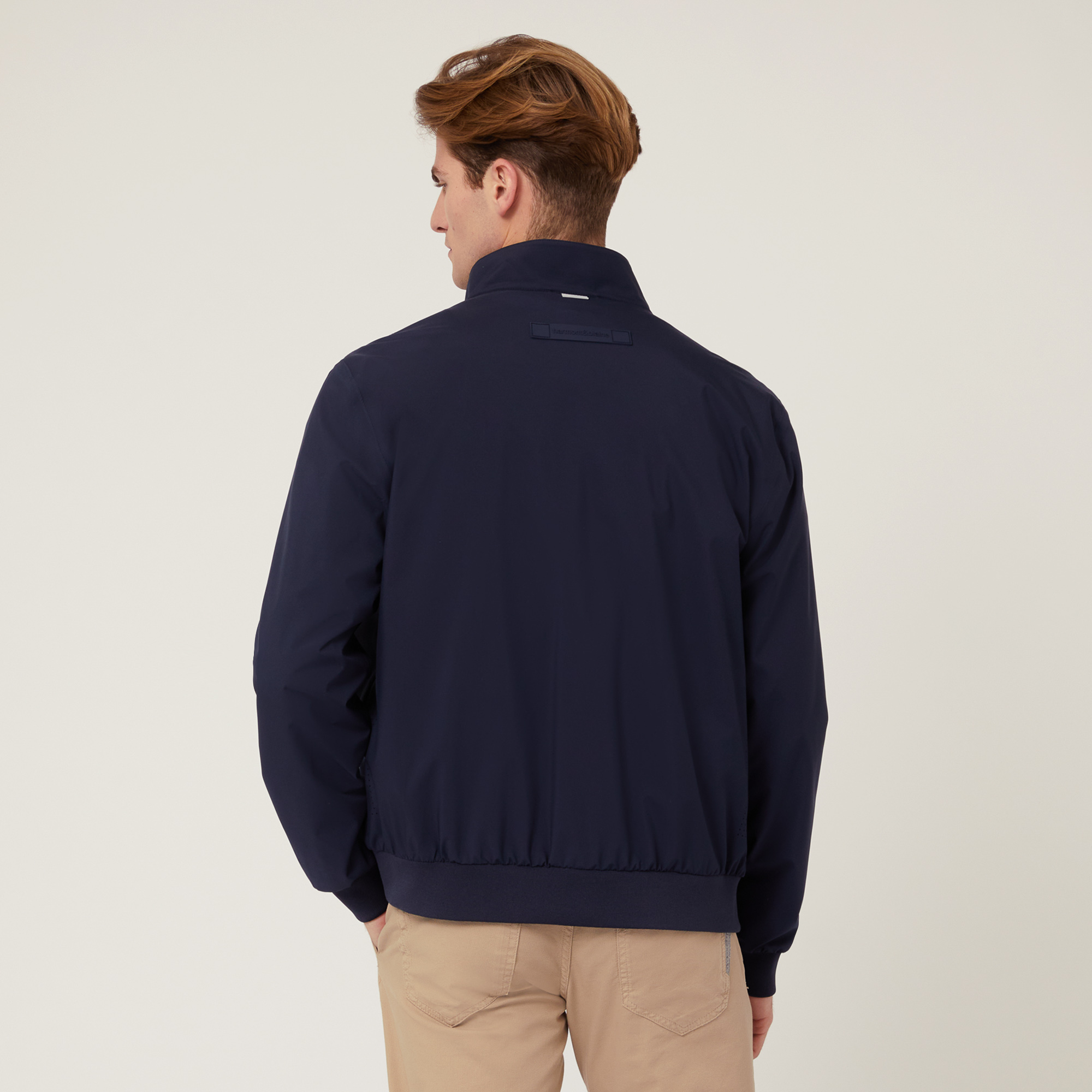 Giubbotto In Softshell, Blu Navy, large image number 1