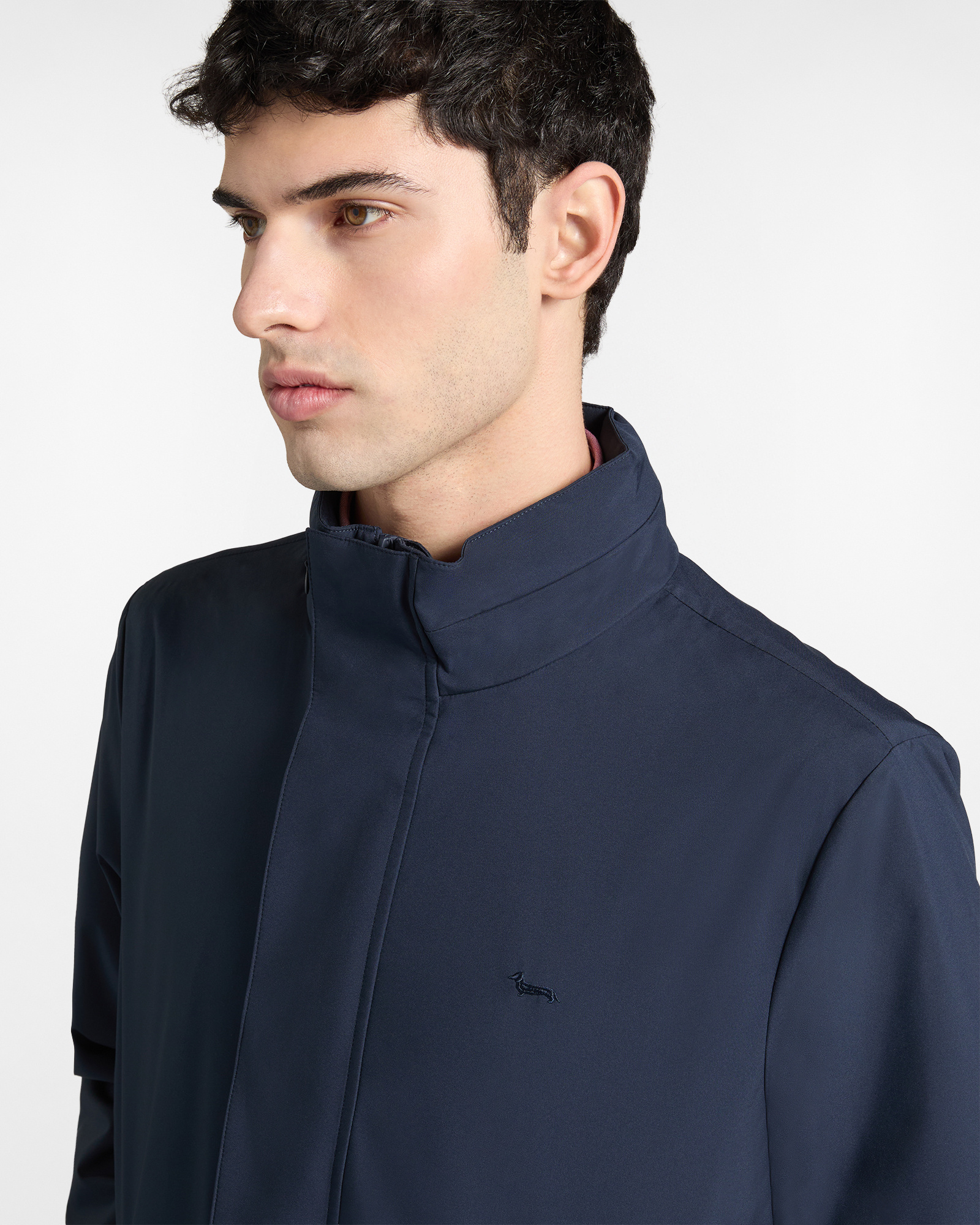 Soft shell trench coat, Navy Blue, large image number 2