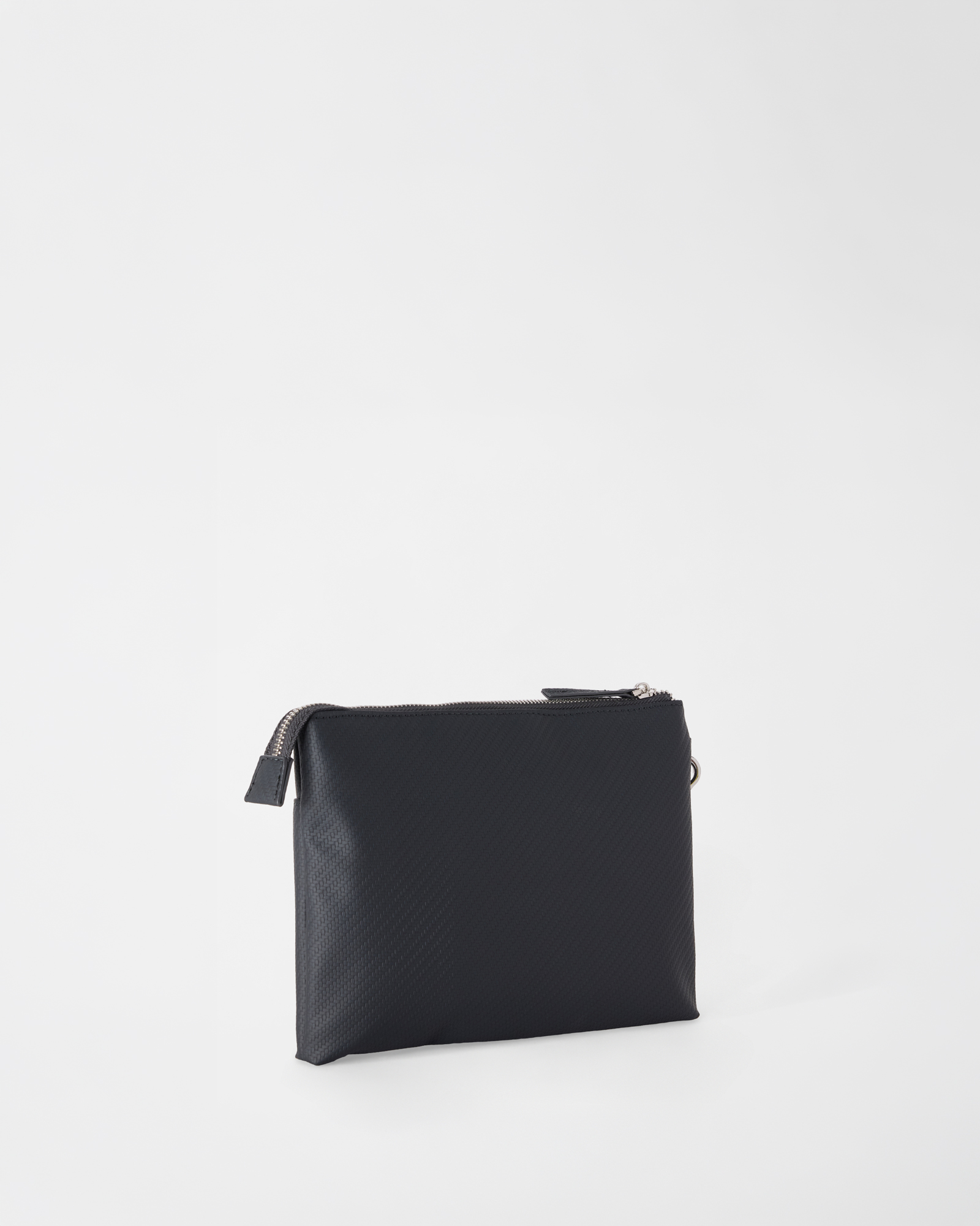 Flat Pouch with Handle Hunter 008, NAVY BLUE, large image number 2