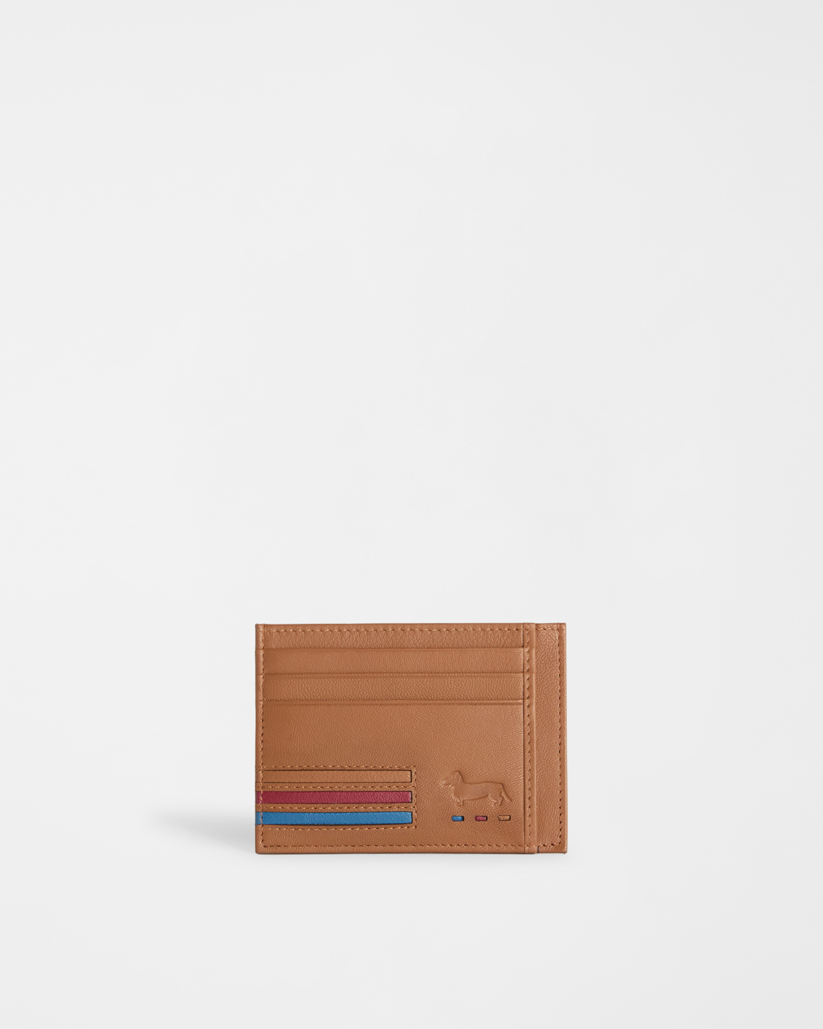 Portacarte uomo in pelle, Uomo, Beige, Taglia: UNI