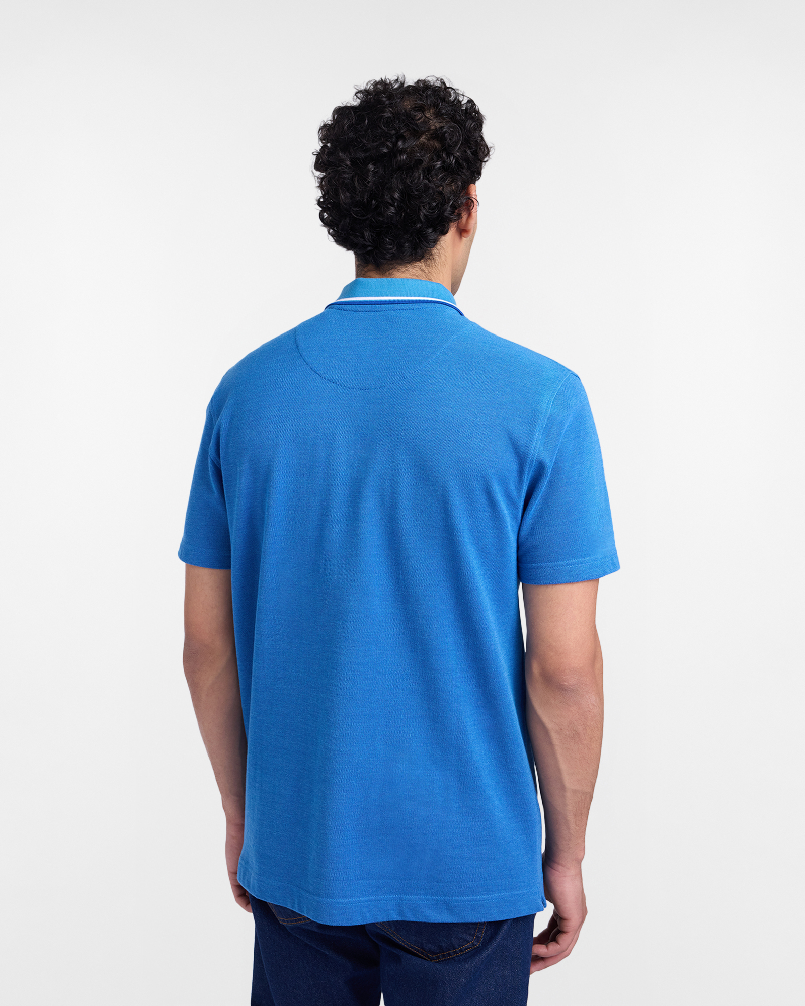 Polo para hombre Oxford en piqu&eacute; Oxford