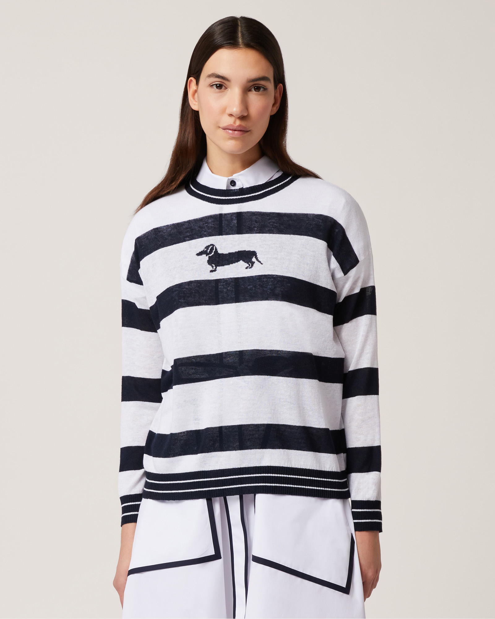Striped Jacquard Sweater