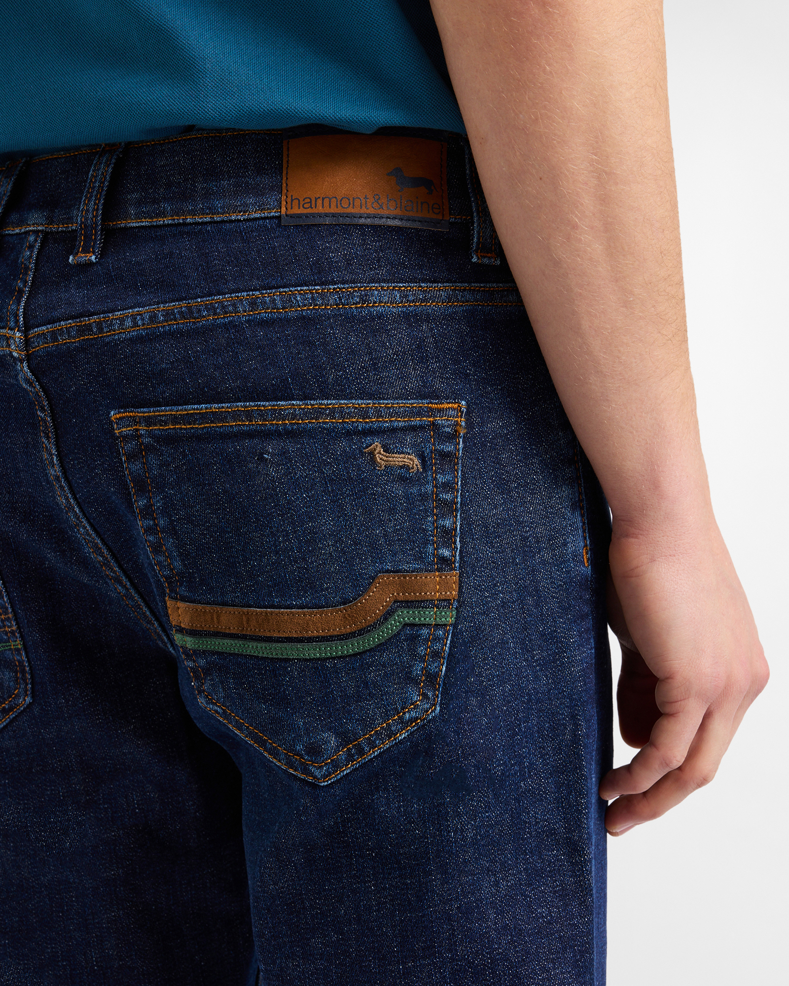 Jeans Narrow Fit "Onda", Blu Denim, large image number 2