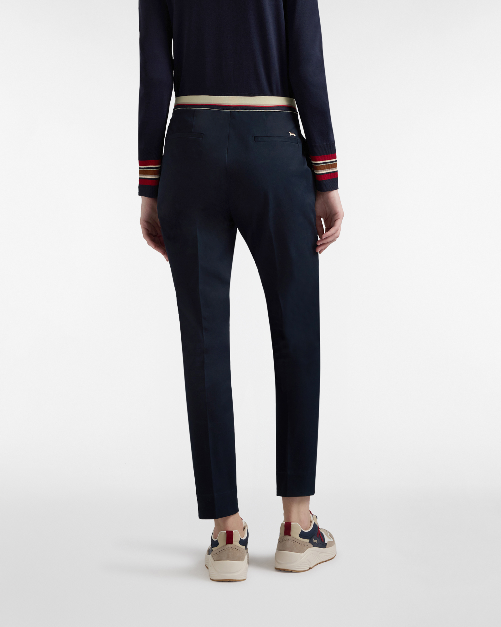 Women's elasticated chinos