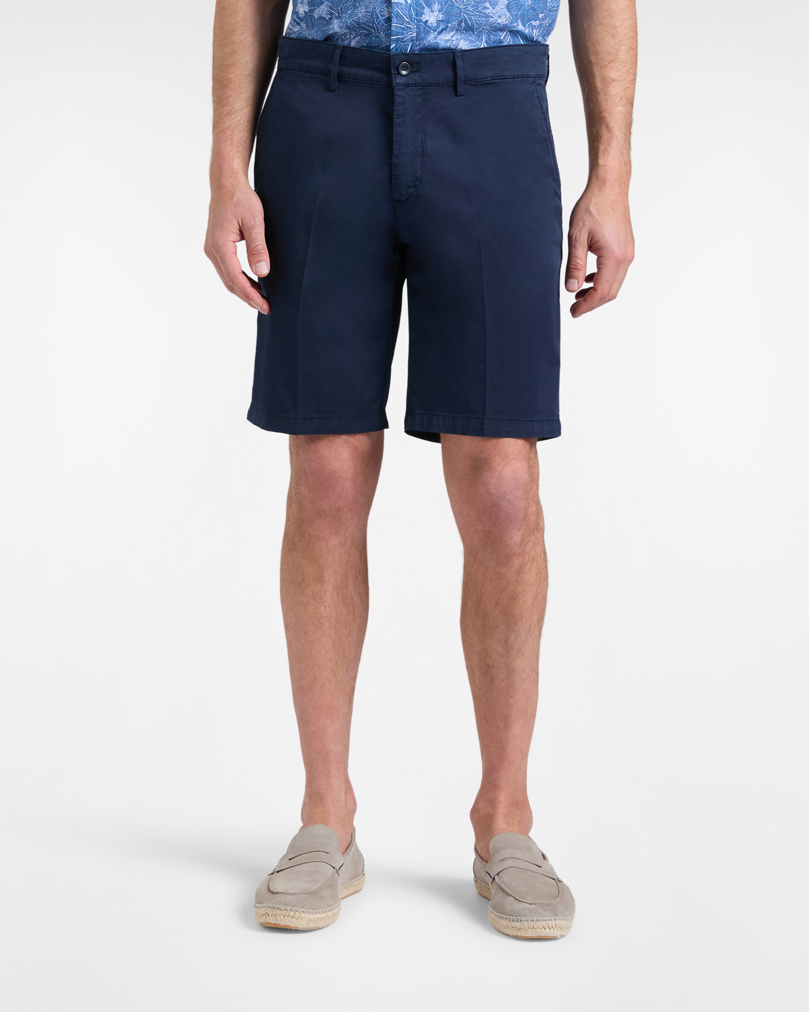 Harmont&Blaine - Bermuda Uomo Basic Regular Fit, Uomo, Blu, Taglia: 48