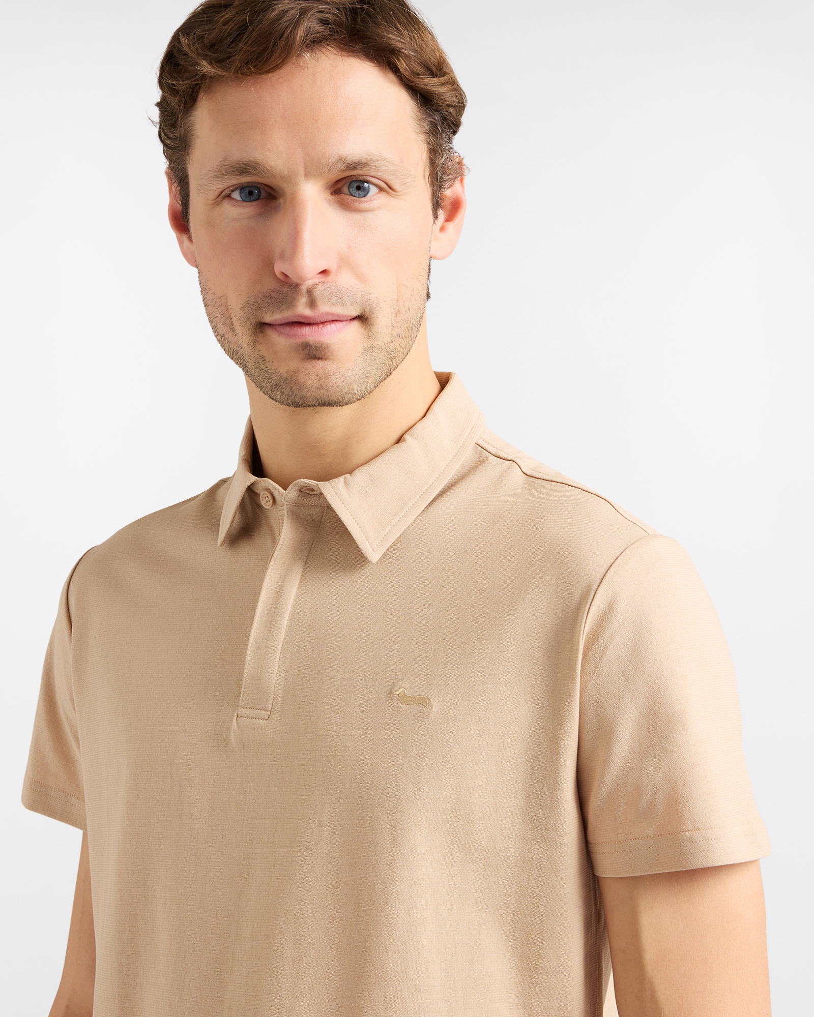 Polo B&aacute;sico, Beige, large image number 2