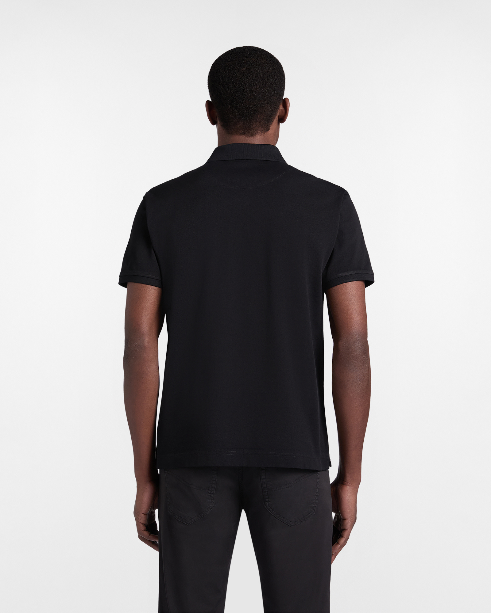 Men's basic piqu&eacute; polo shirt
