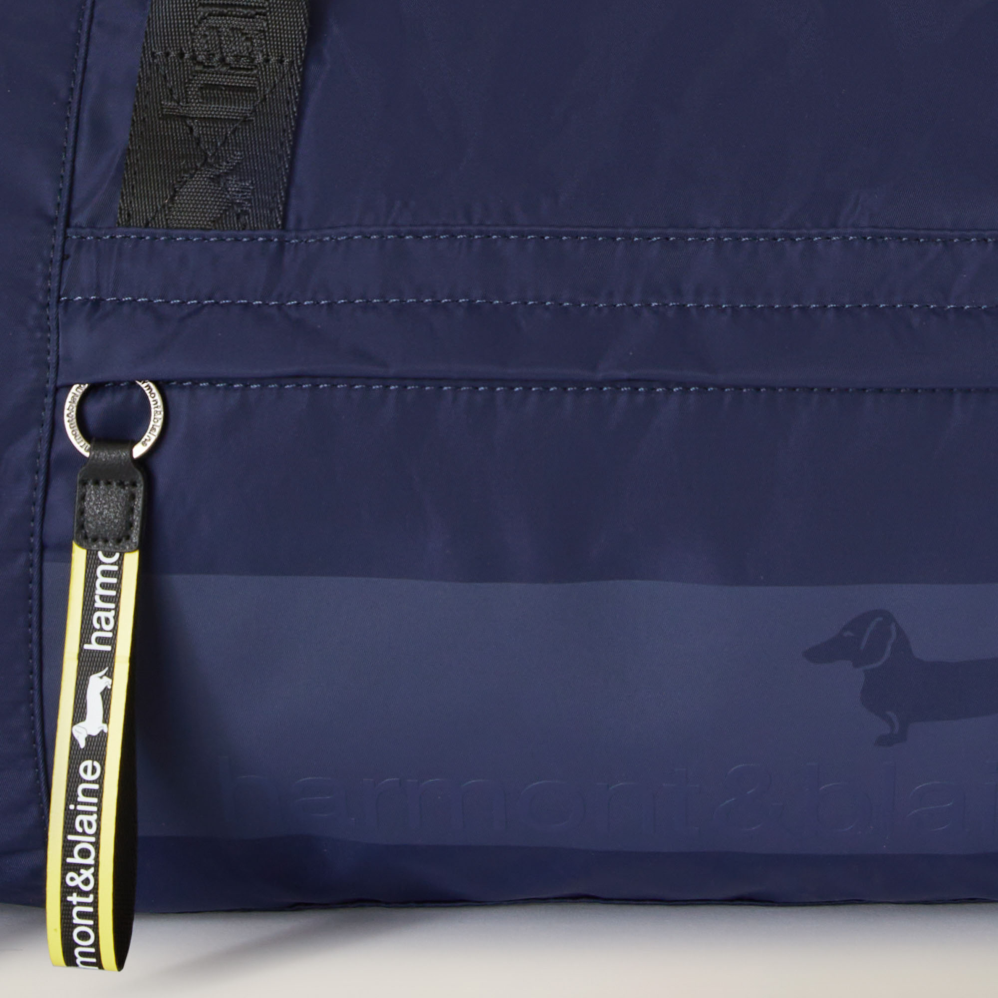 Borsone Con Doppio Manico E Tracolla Rimovibile, Blu Navy, large image number 2