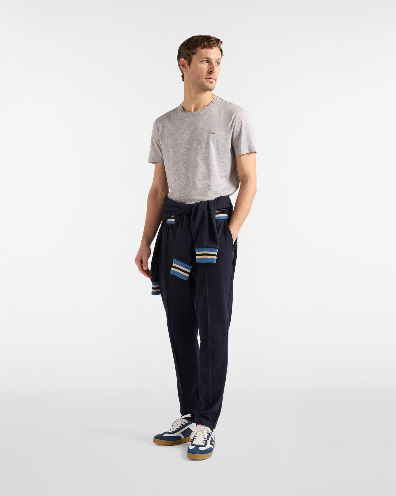 Linen blend T-shirt, Beige, large image number 3