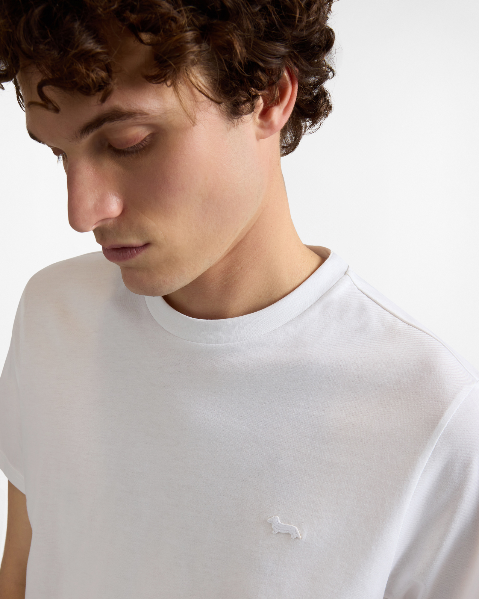 Men's premium cotton T-shirt, White, large image number 2