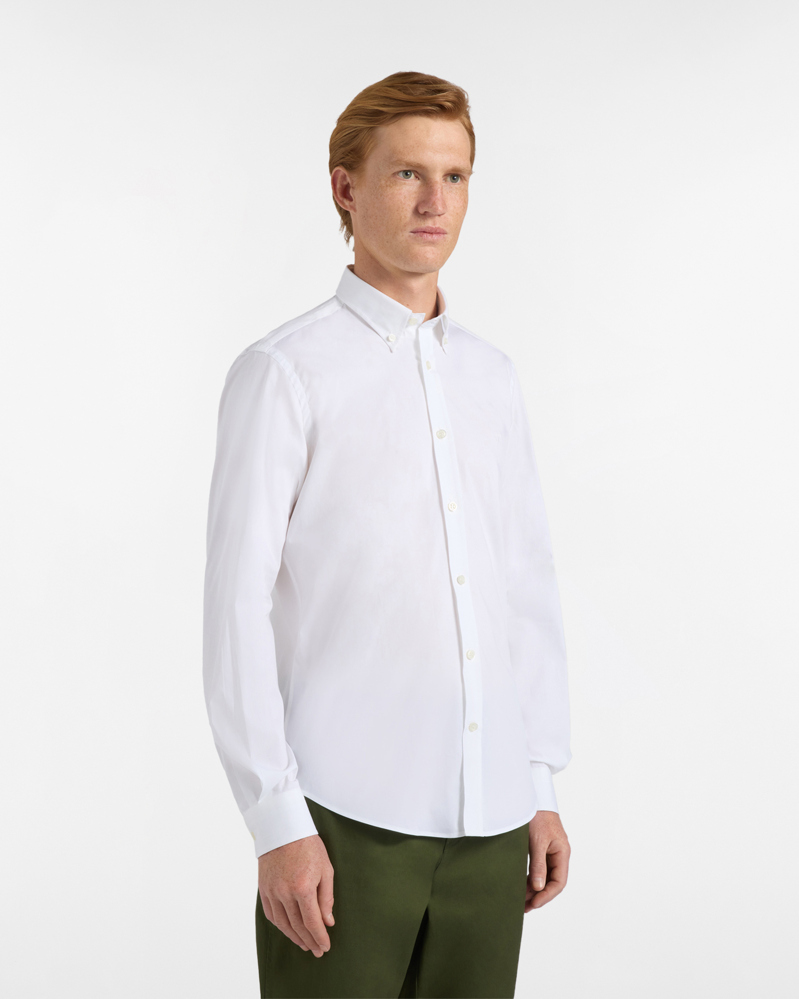 Camicia Uomo Tinta Unita Narrow Fit