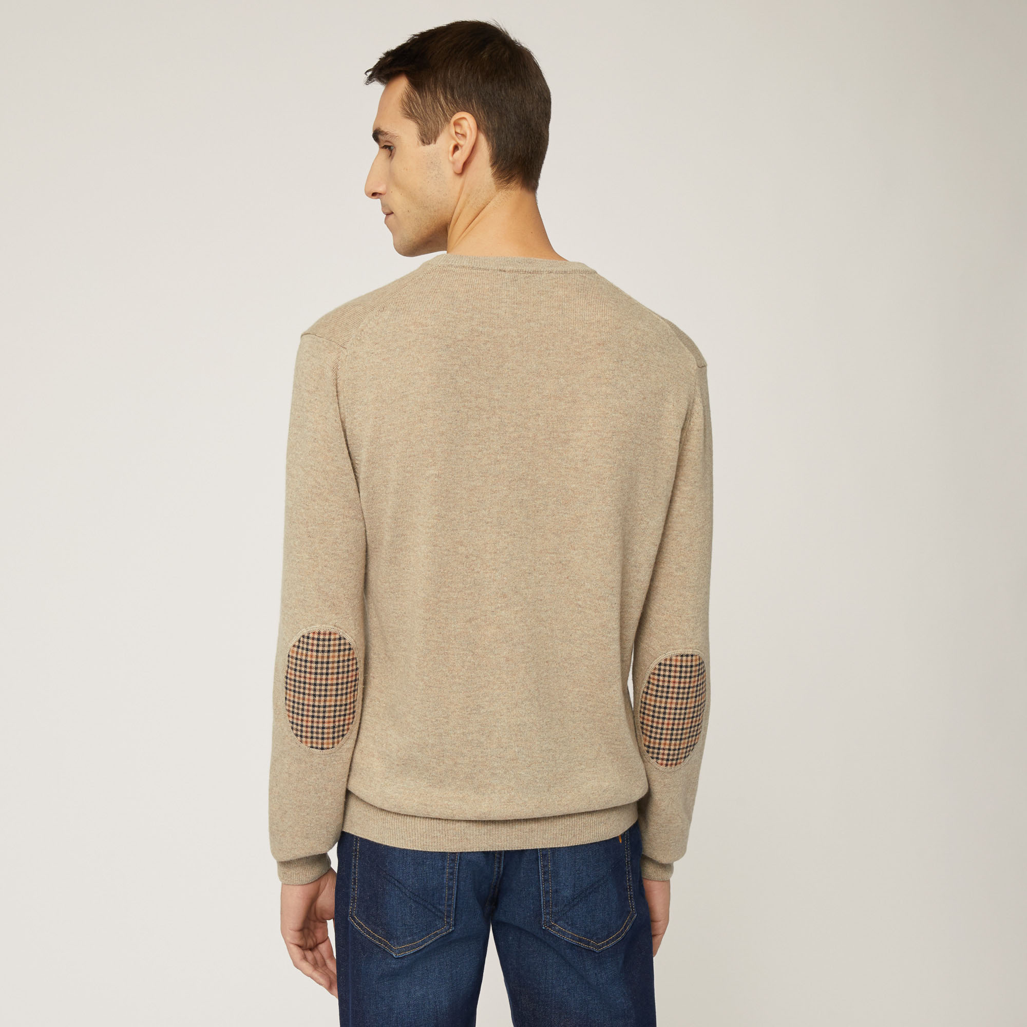 Pullover Girocollo Harmont & Blaine Jeans, Fango, large image number 1